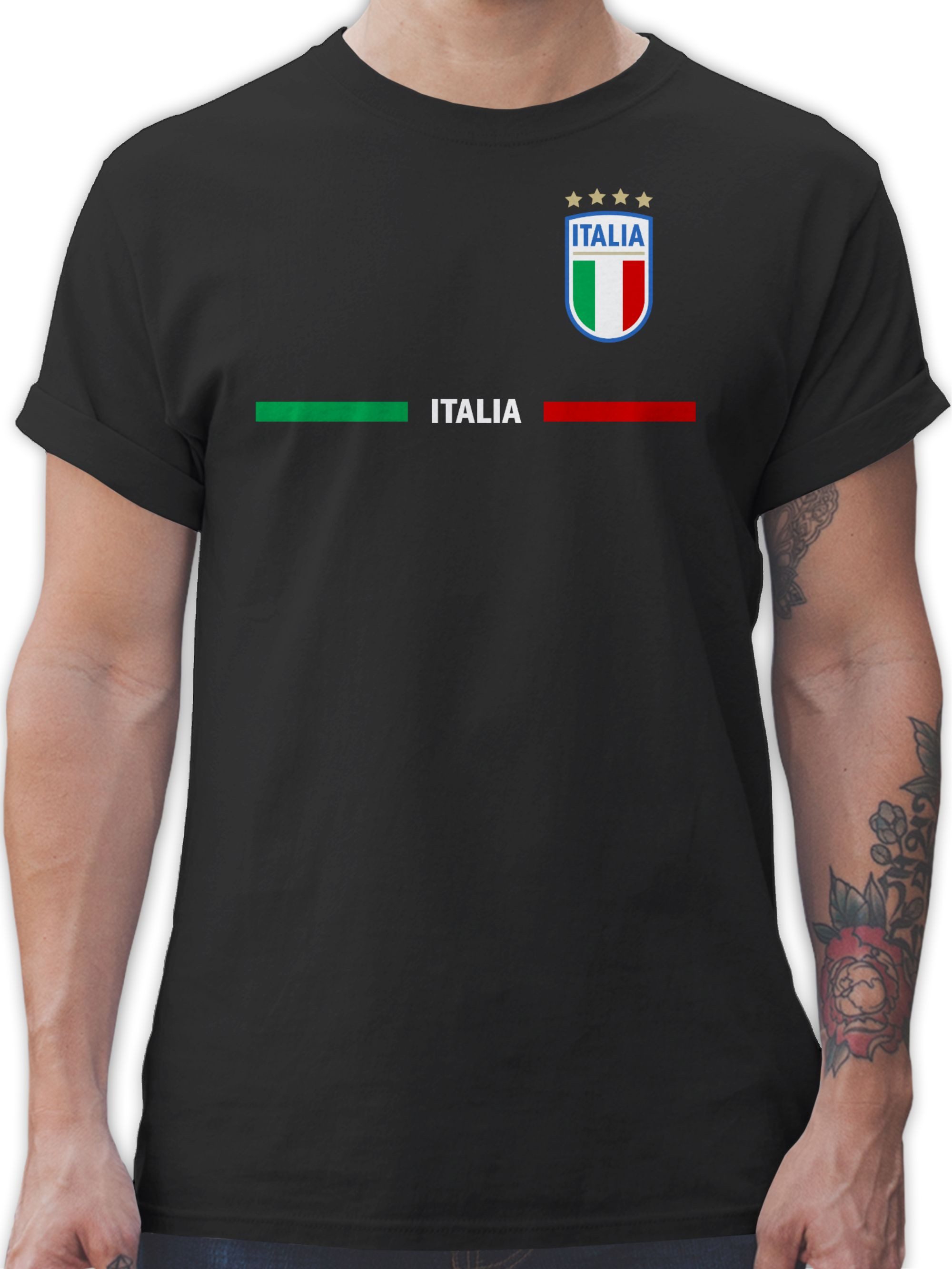 Shirtracer T-Shirt Italien Trikot Wappen, Italia günstig online kaufen