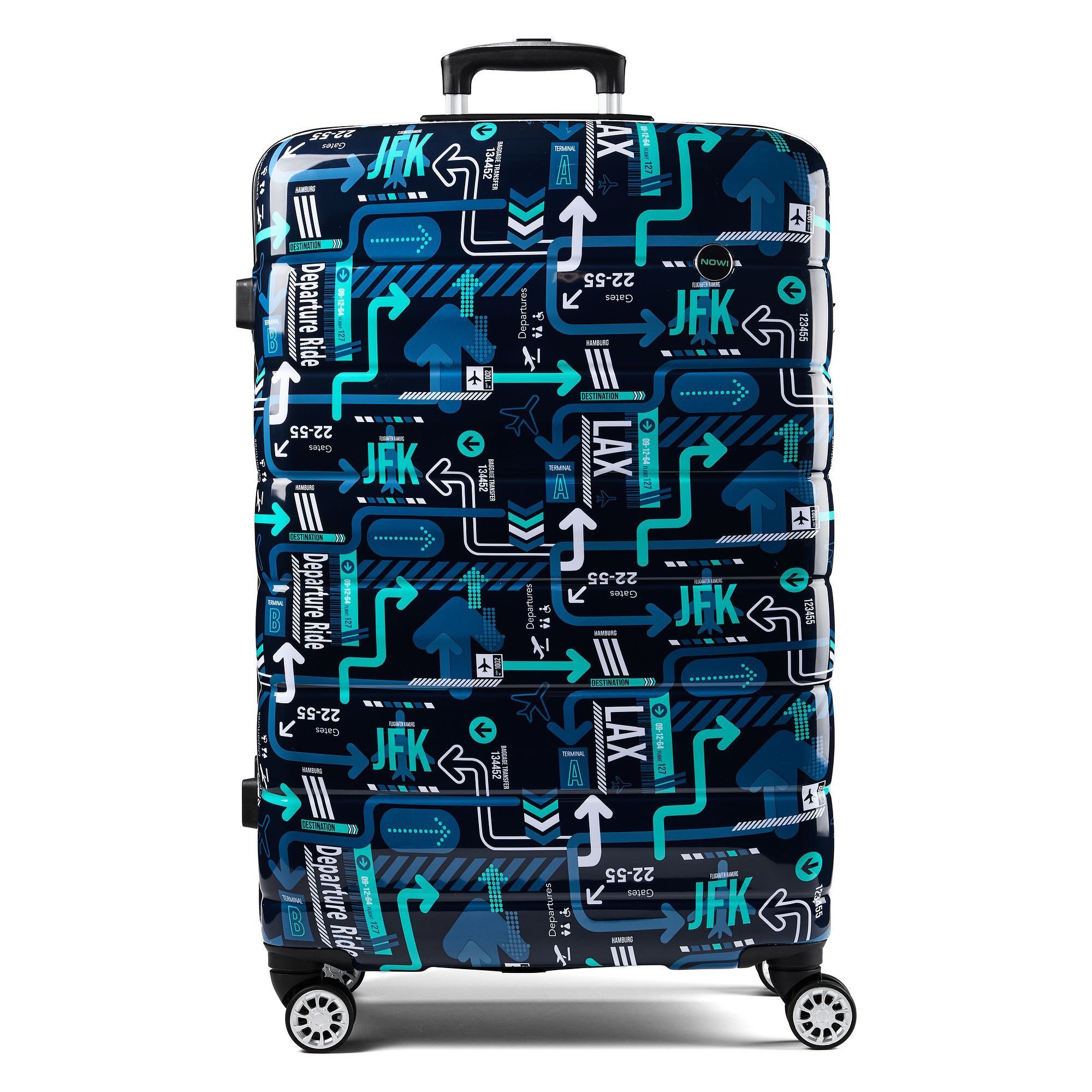 NOWI Hartschalen-Trolley, 4 Rollen, ABS