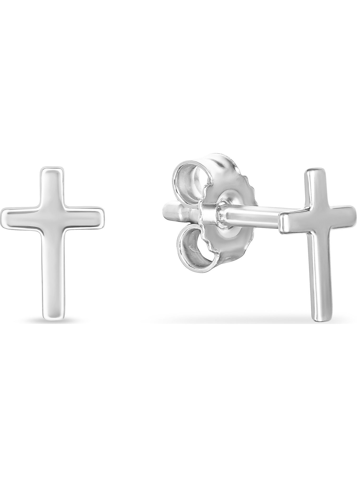 FAVS Paar Серьги-гвоздики FAVS Unisex-Ohrstecker 925er Silber Kreuz
