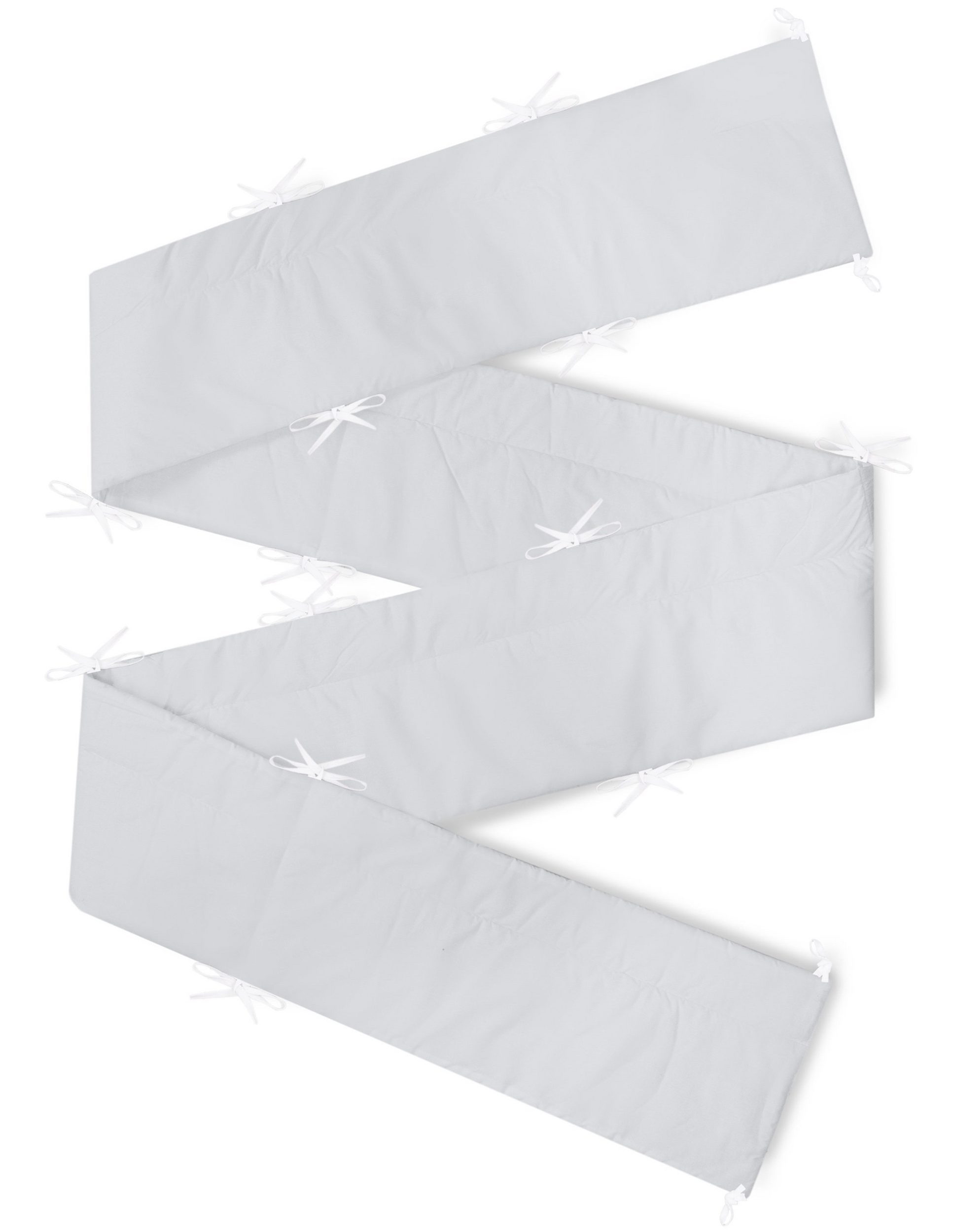Amilian Bettnestchen Bettumrandung 420x30 cm für Babybett 140 x 70 cm geeignet (rundherum), (Nestchen, Kantenschutz), Bettausstattung