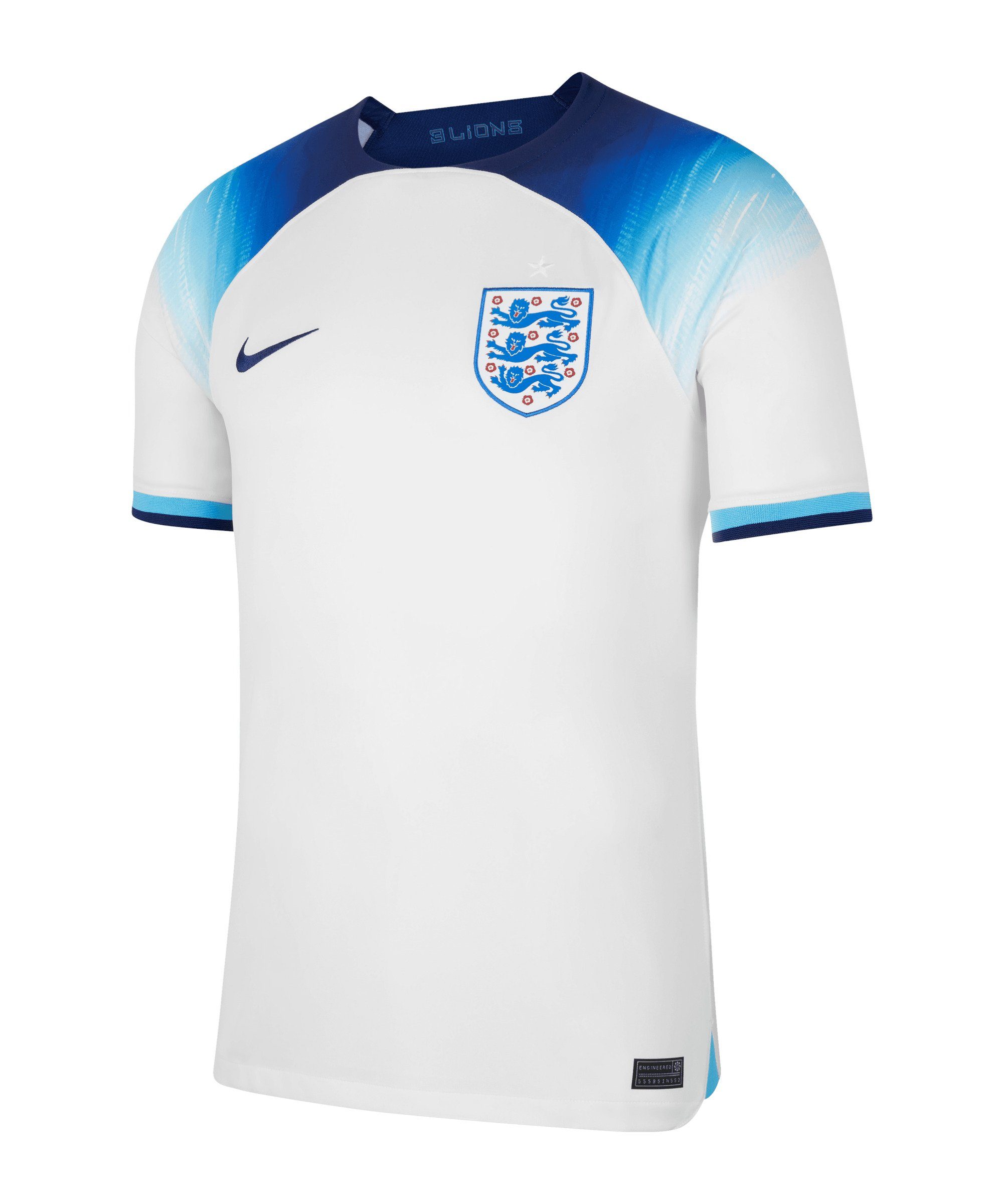 Nike Fußballtrikot England Trikot Home WM 2022 weiss
