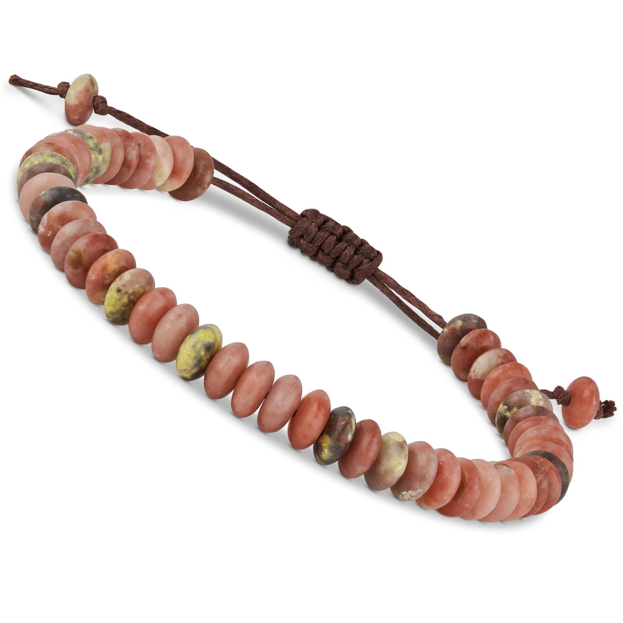 BENAVA Armband Yoga Armband - Jaspis Edelstein Perlen mit Stilvollen Steinen, Handgemacht. € 19,98