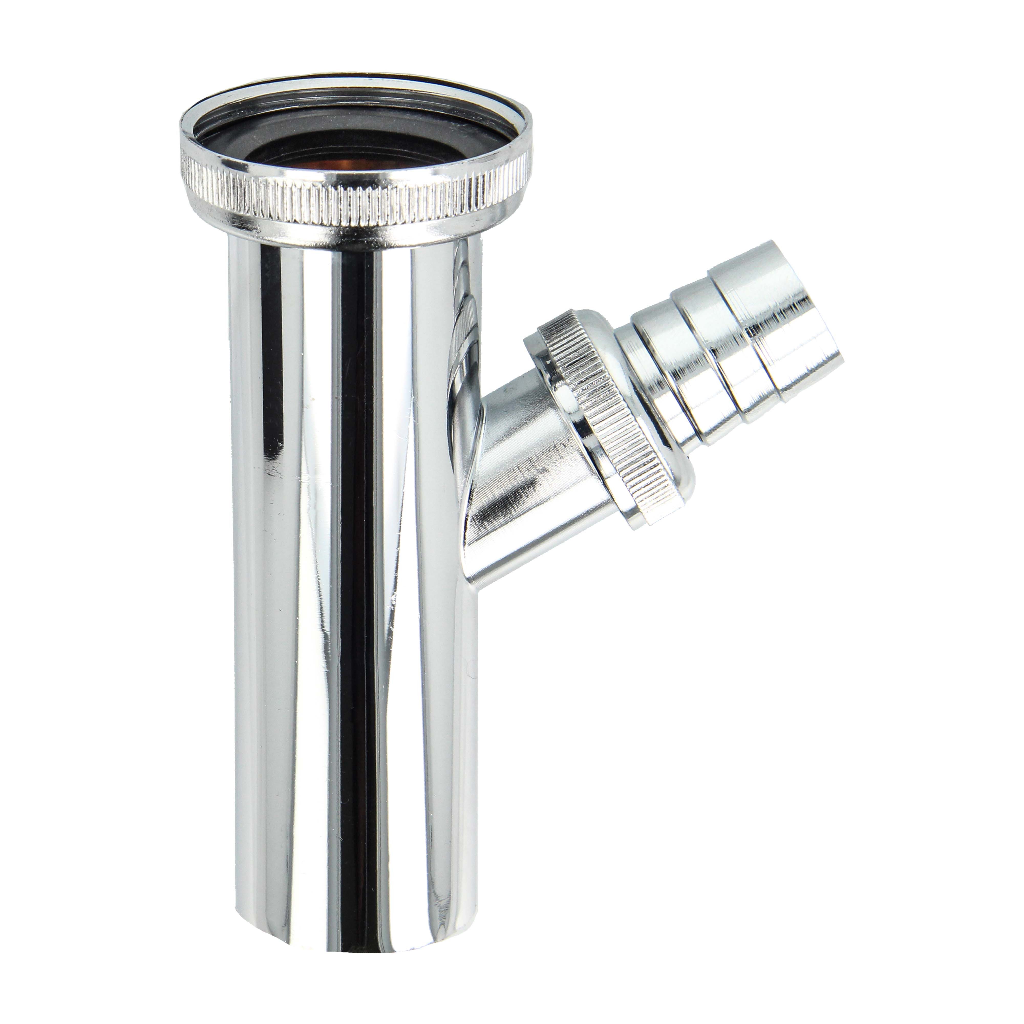 tecuro Siphon Tauchrohr Verstellrohr Ø 32 x 200 mm mit Geräteanschluss Ø 19 mm