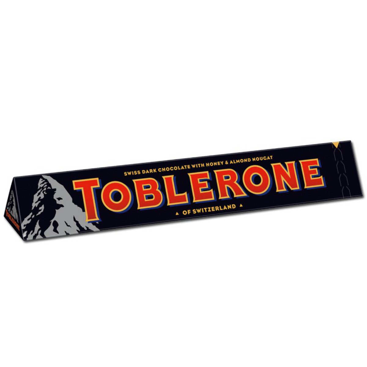 Toblerone Schokolade, Toblerone Dark dunkler Schokolade mit Honig Mandel Nougat 100g