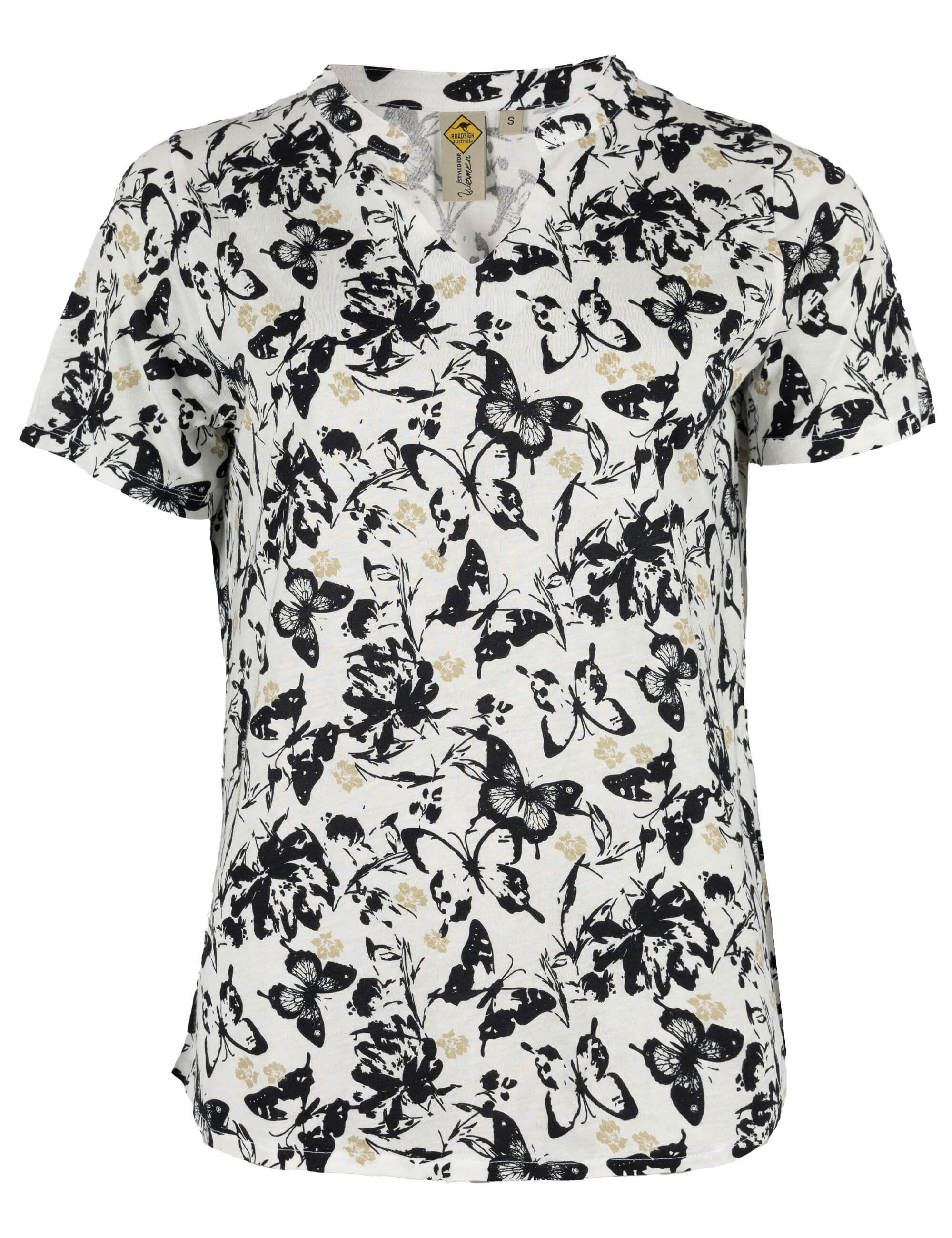 ROADSIGN australia Blusenshirt Butterflies (1-tlg)