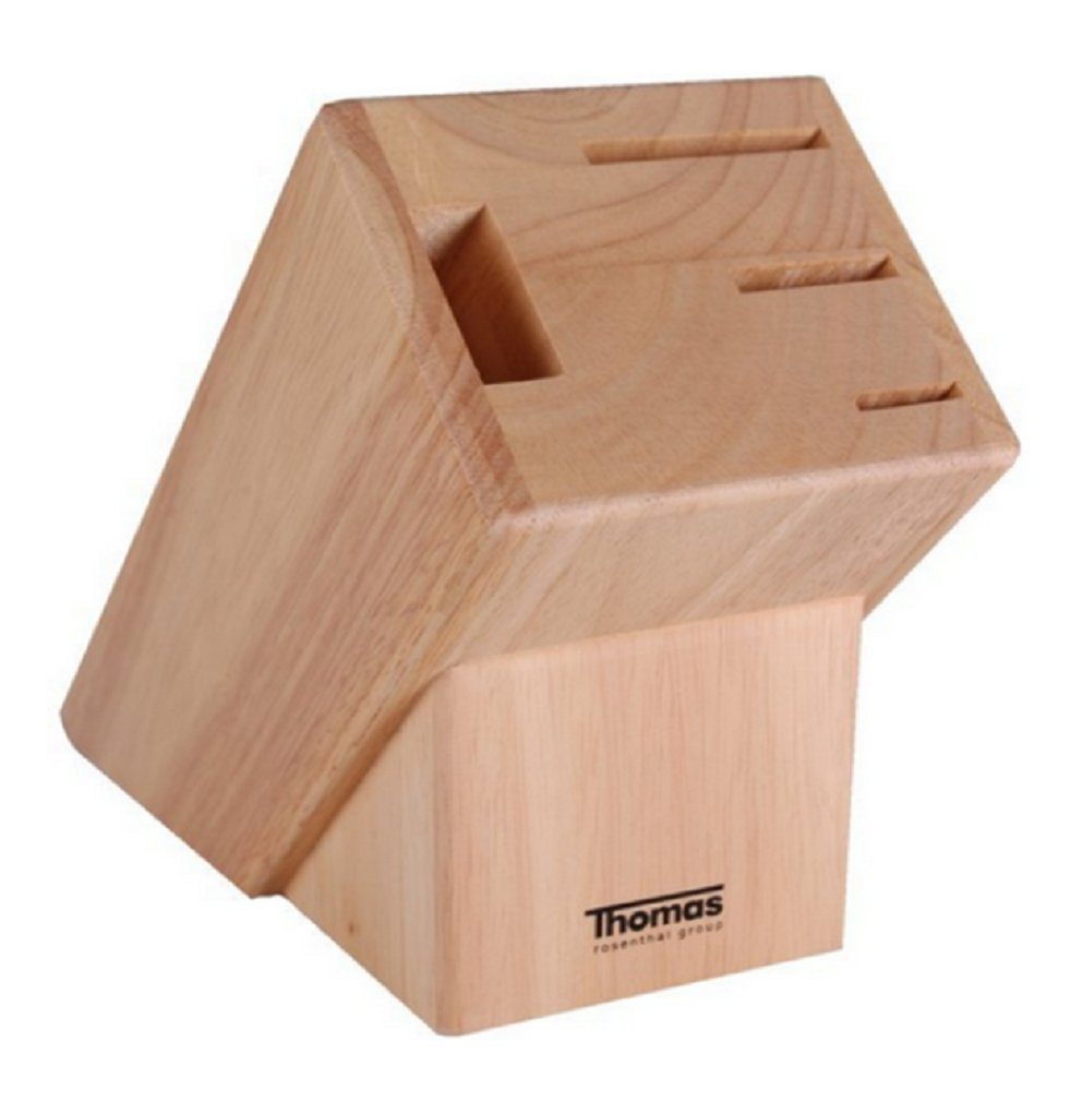 [Super-Sonderpreis] Markenwarenshop-Style Messerblock Thomas by Rosenthal Messerblock Holz u. Messer Schere (Buche) 3 für