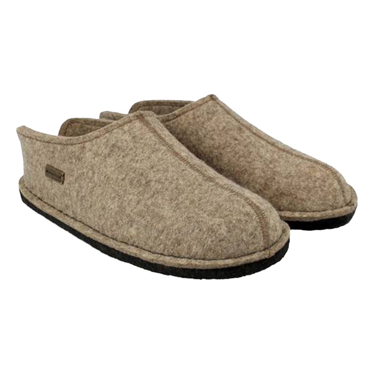 Haflinger Flair Smily Pantoffel (1-tlg) Шлепанцы - 100% reiner Wollfilz, Eingearbeitetes Fußbett