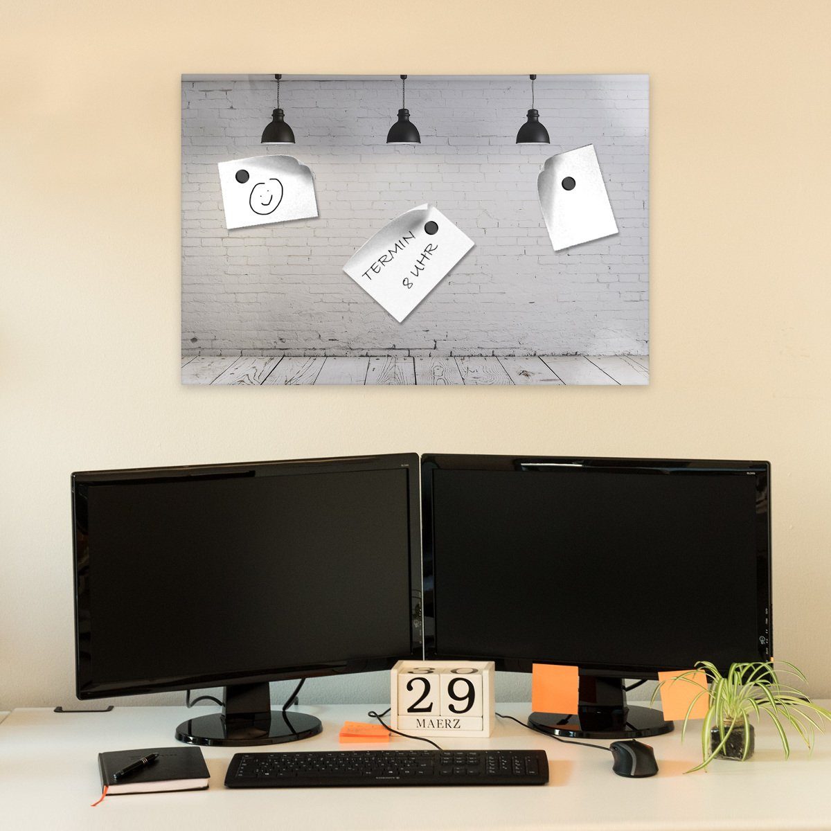 Navaris Tafel Magnetpinnwand Memoboard - 60x40 günstig online kaufen