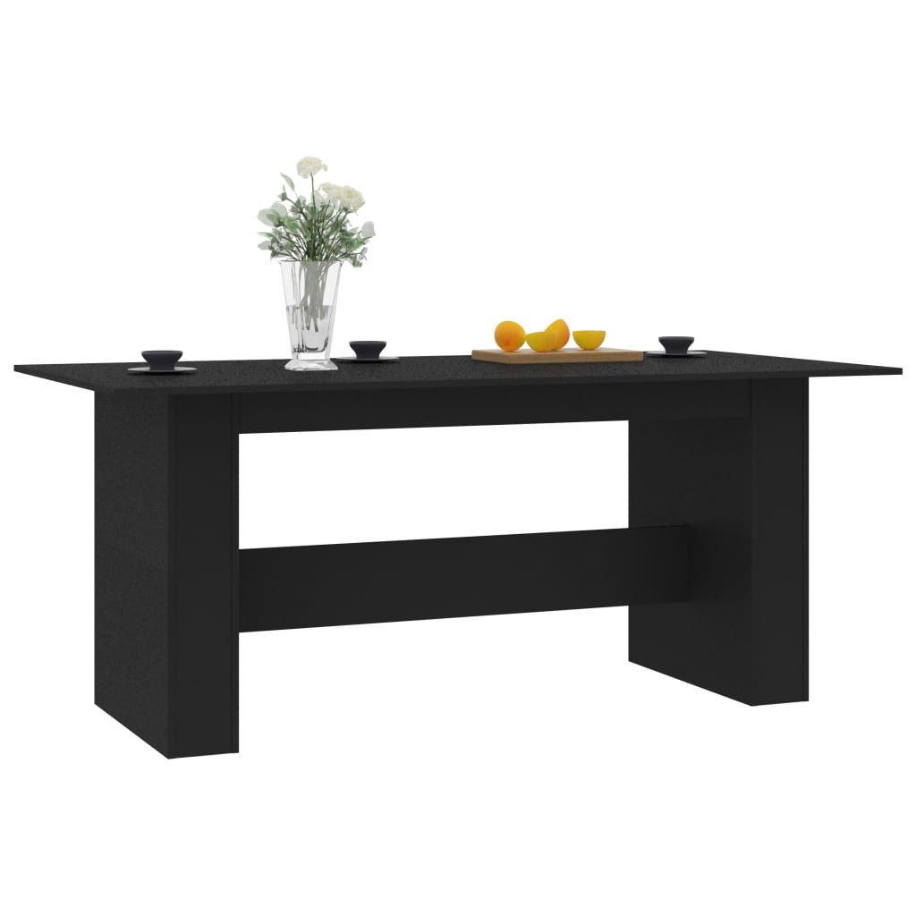 vidaXL Esstisch Esstisch Schwarz 180x90x76 cm günstig online kaufen