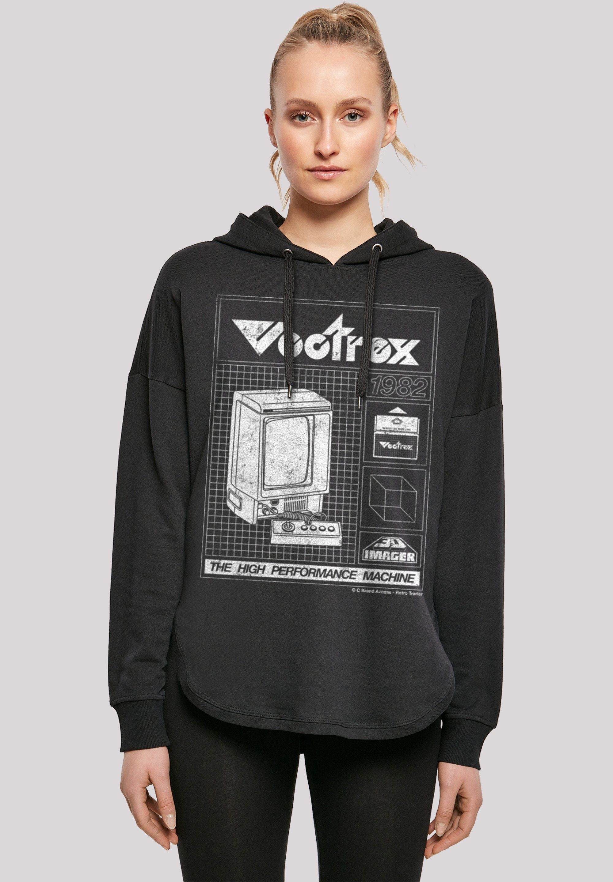 F4NT4STIC Kapuzenpullover Retro Gaming Vectrex 1982 Print schwarz | Hoodies