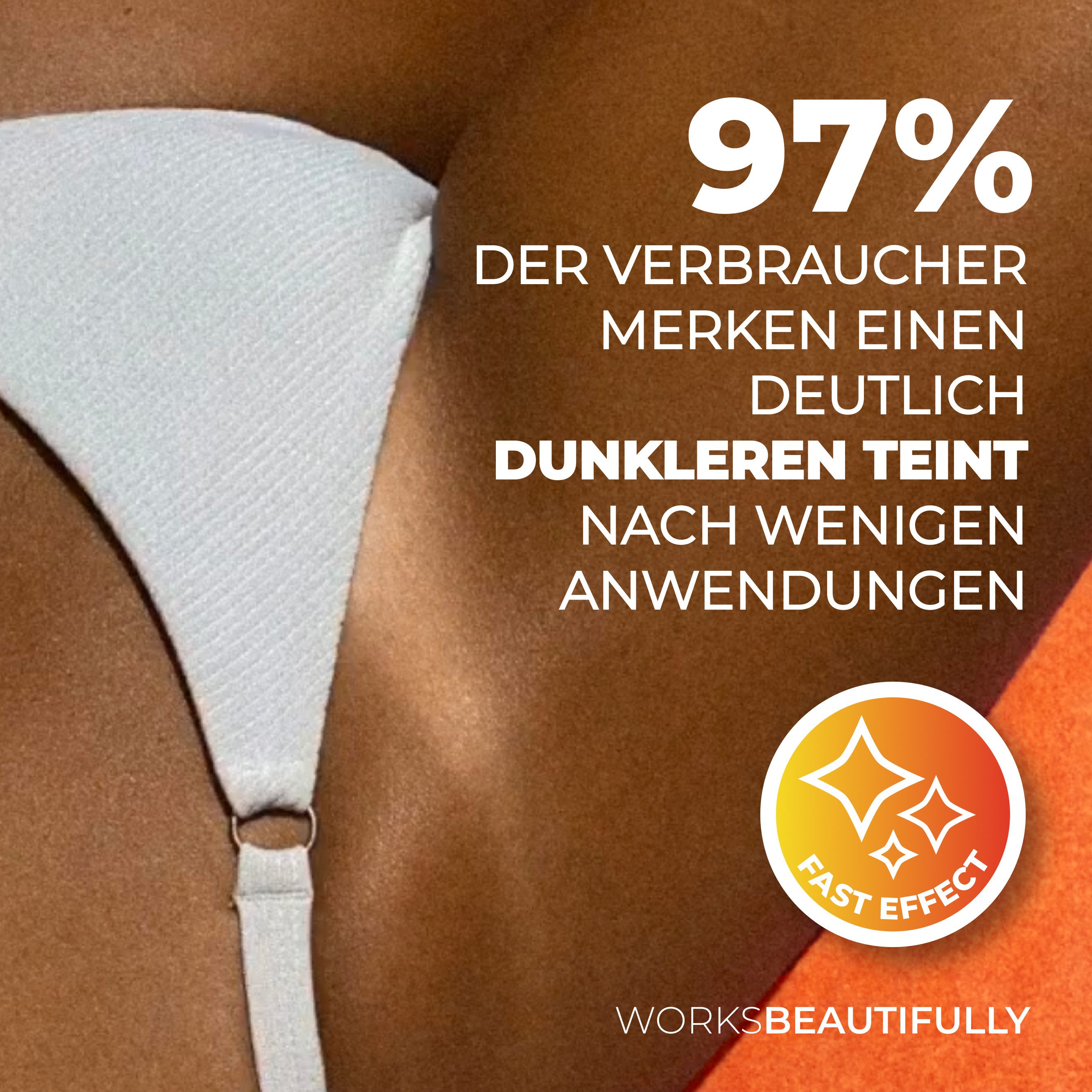 BYROKKO Selbstbräunungsgel SHINE BROWN Bräunungscreme - Schnelle und langanhaltende Bräune, 1-tlg.