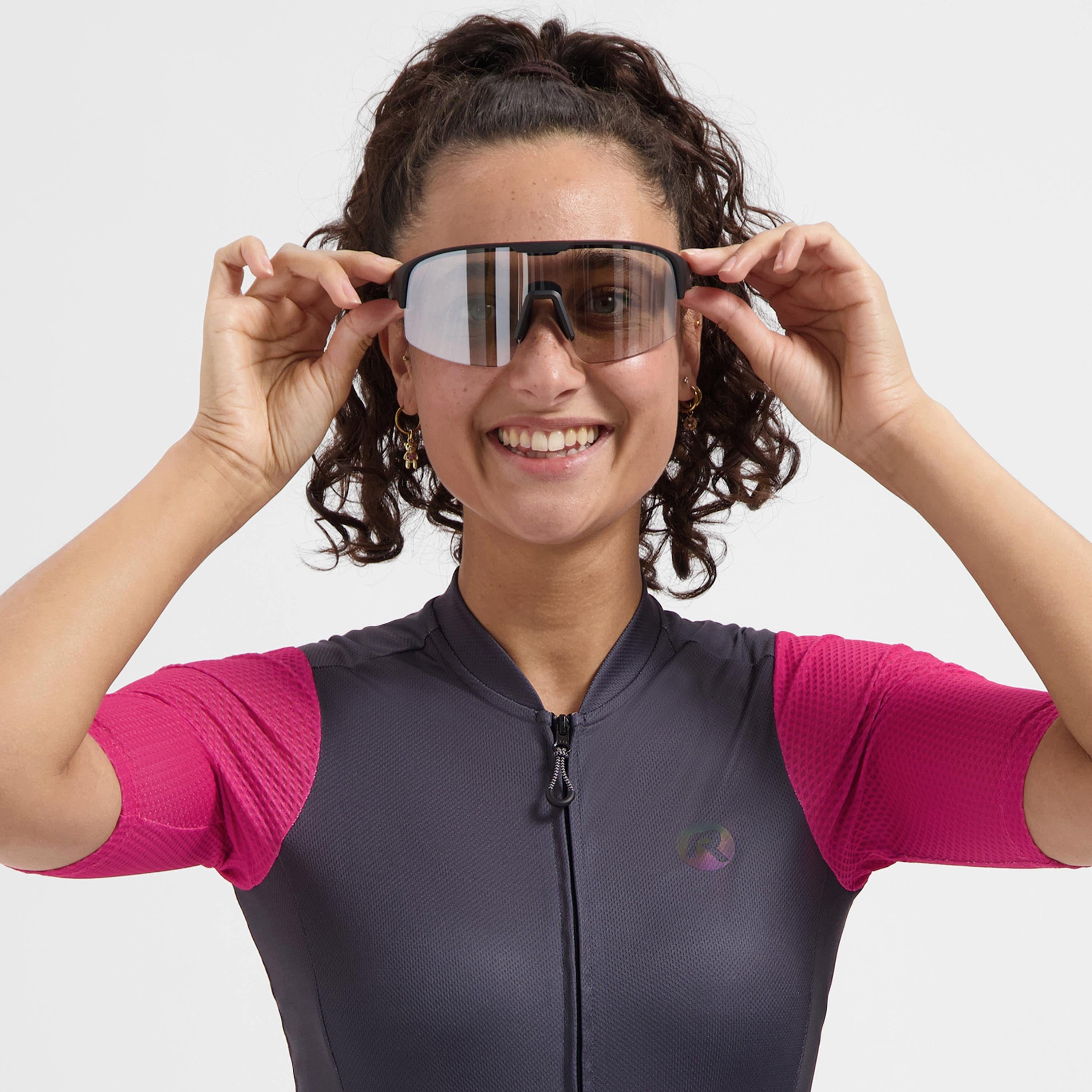 Rogelli Fahrradbrille Radbrillen für Damen und Herren – Kategorie 1–3 – Mirage PH
