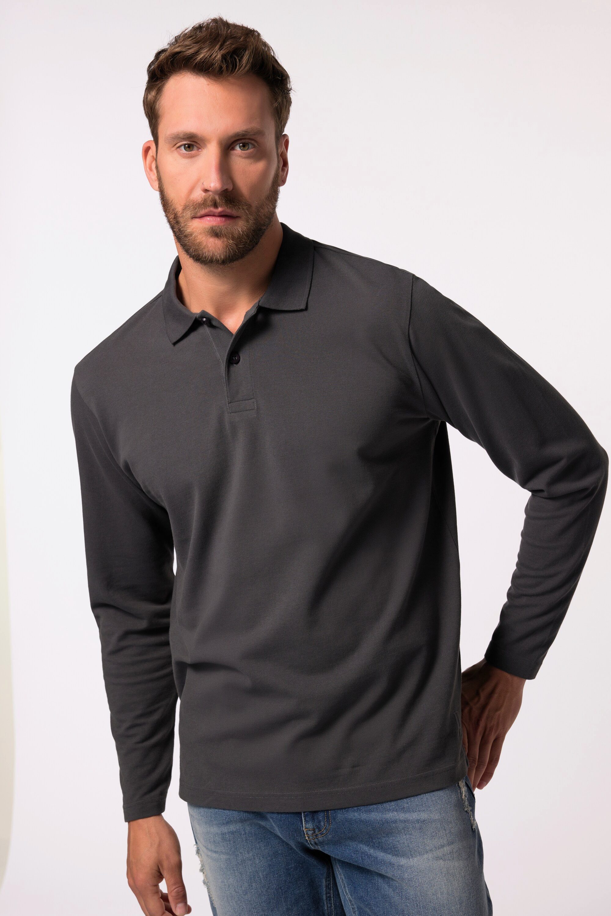 JP1880 Poloshirt JP1880 Poloshirt Basic Langarm Piqué bis 8 XL günstig online kaufen