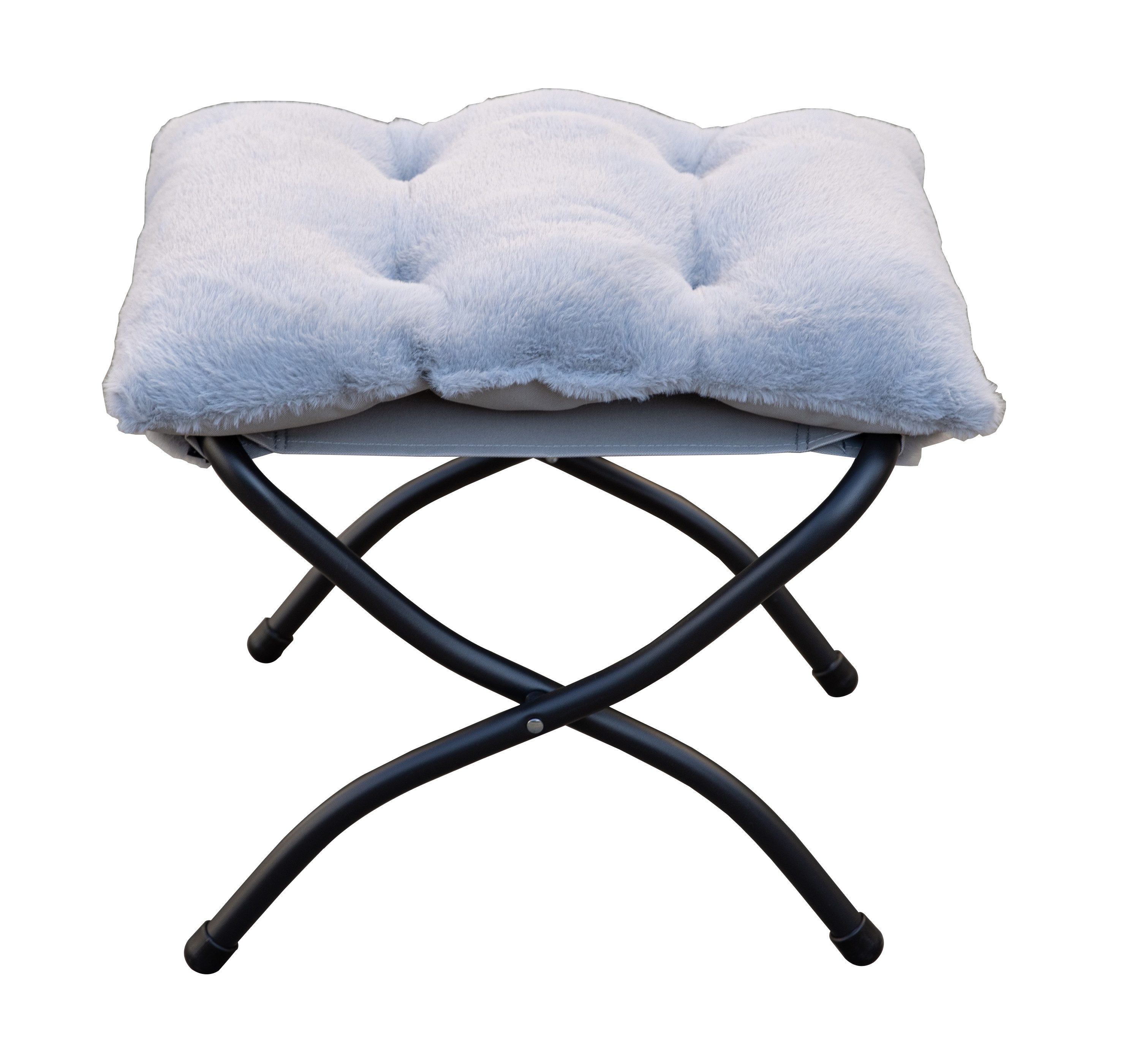 Quick Star Fußhocker Fußhocker mit Kissen (1 St), Mit Kissen