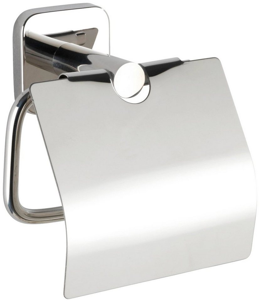 WENKO Toilettenpapierhalter Mezzano (1-St), Der elegante  Toilettenpapierhalter im glänzenden Finish setzt edle Akzente
