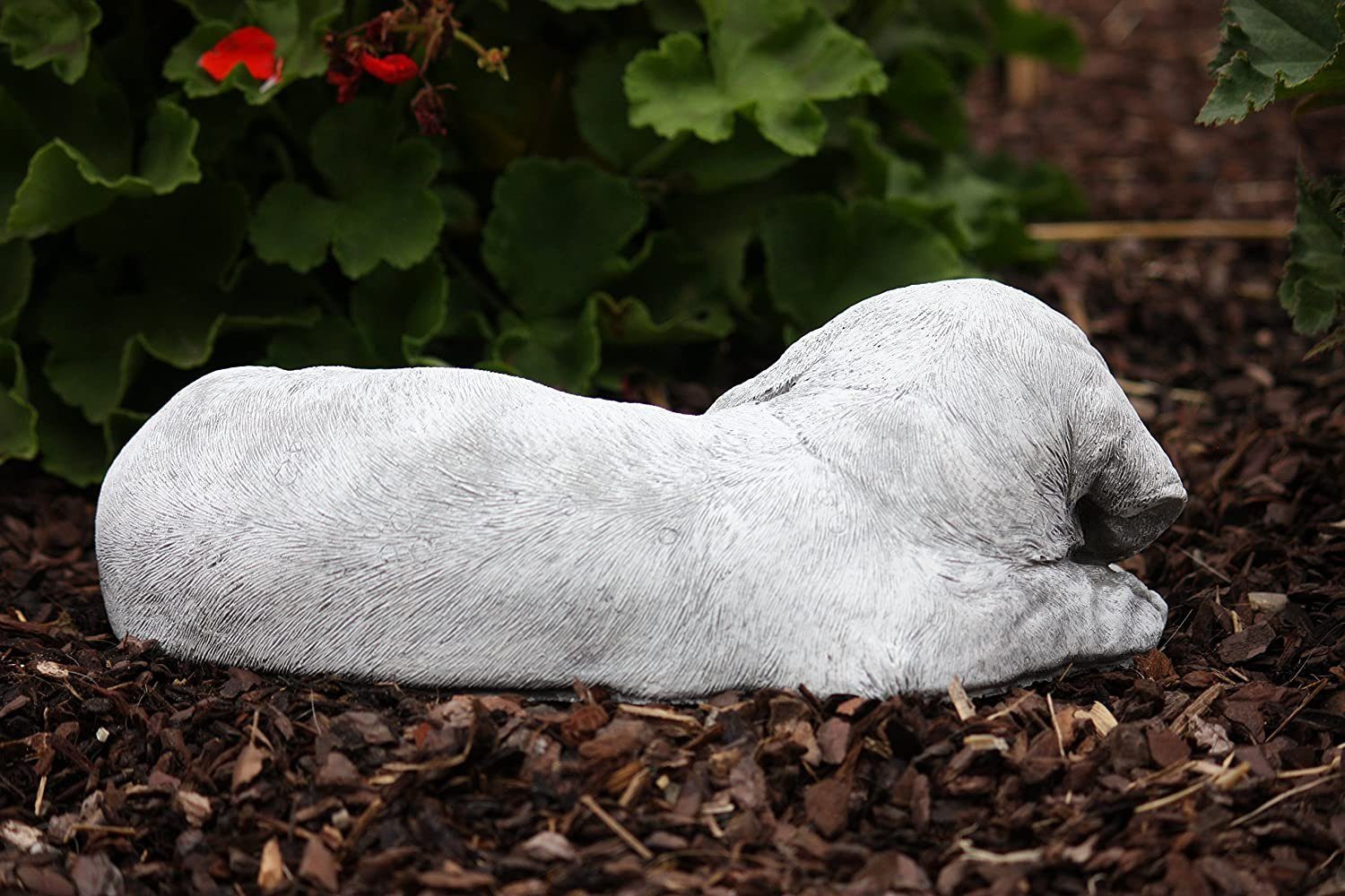 Stone and Style Gartenfigur Frostfeste Steinfigur Hund Labrador Welpe
