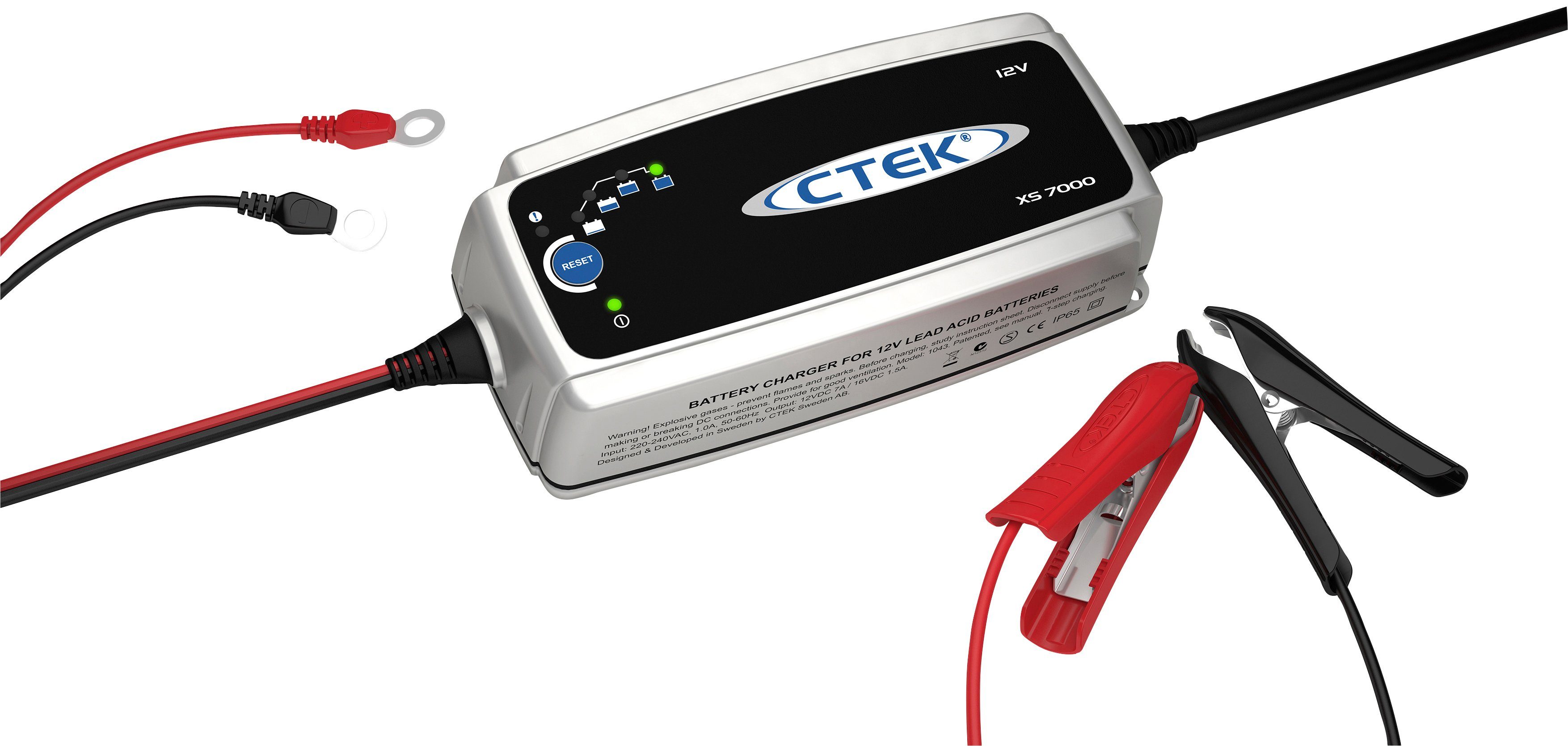 (Patentierte CTEK Entsulfatierungsfunktion) Batterie-Ladegerät XS7000