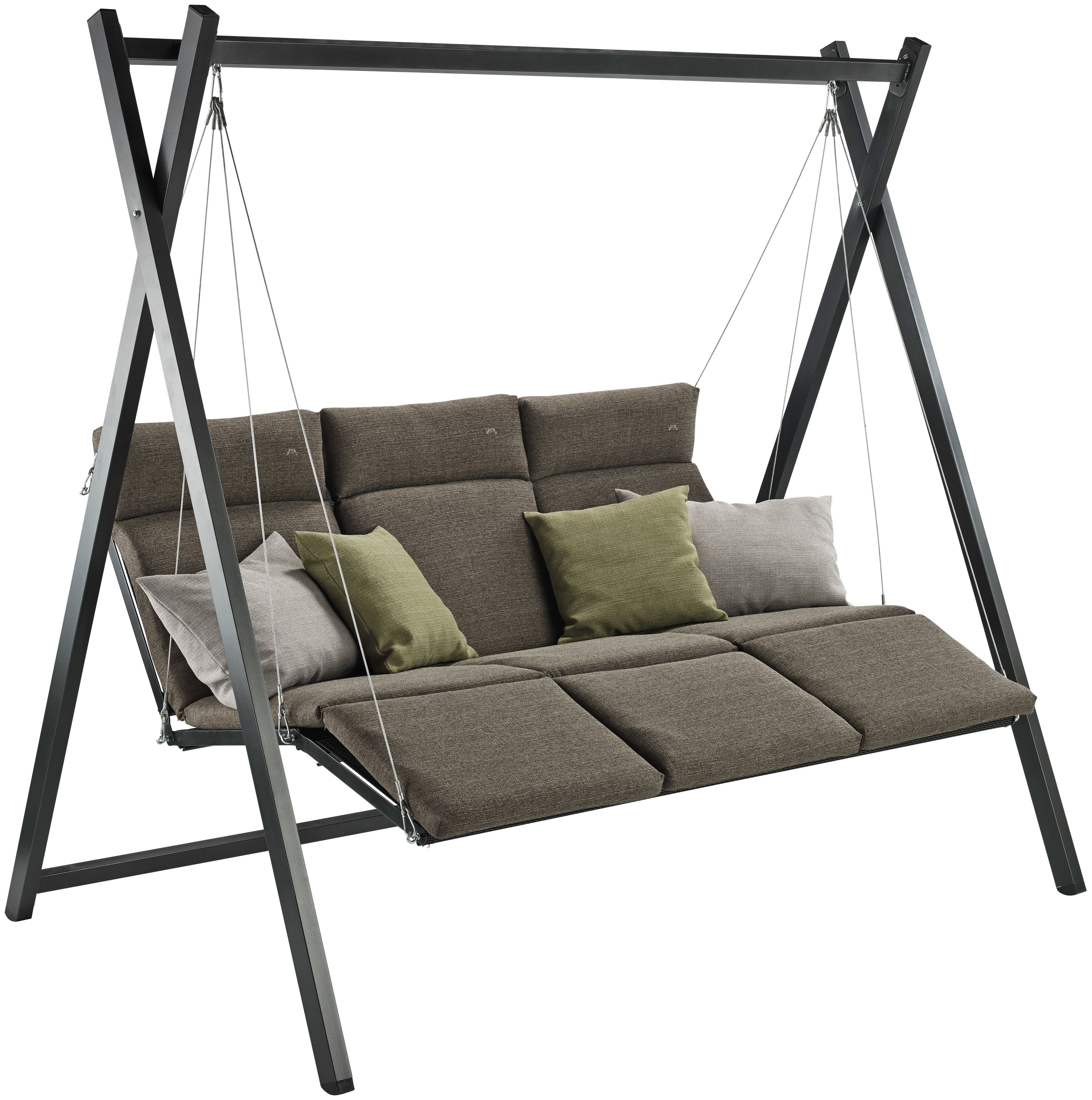 Angerer Freizeitmöbel Hollywoodschaukel Relax, 3-Sitzer, inkl. Auflagen und Zierkissen. € 1.324,94