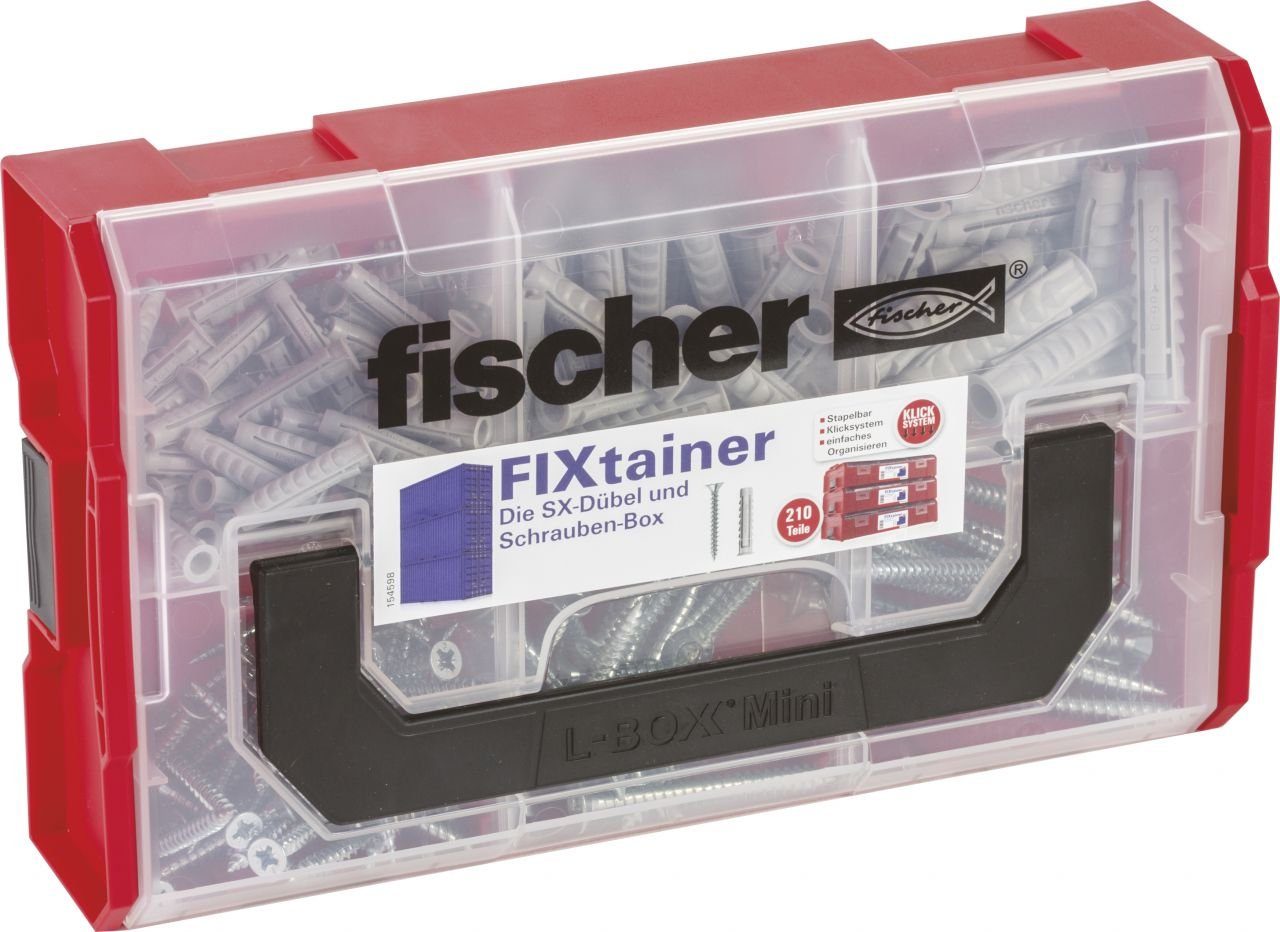 fischer Schrauben- und Dübel-Set Fischer Dübel SX Fixtrainer- 205 Stück