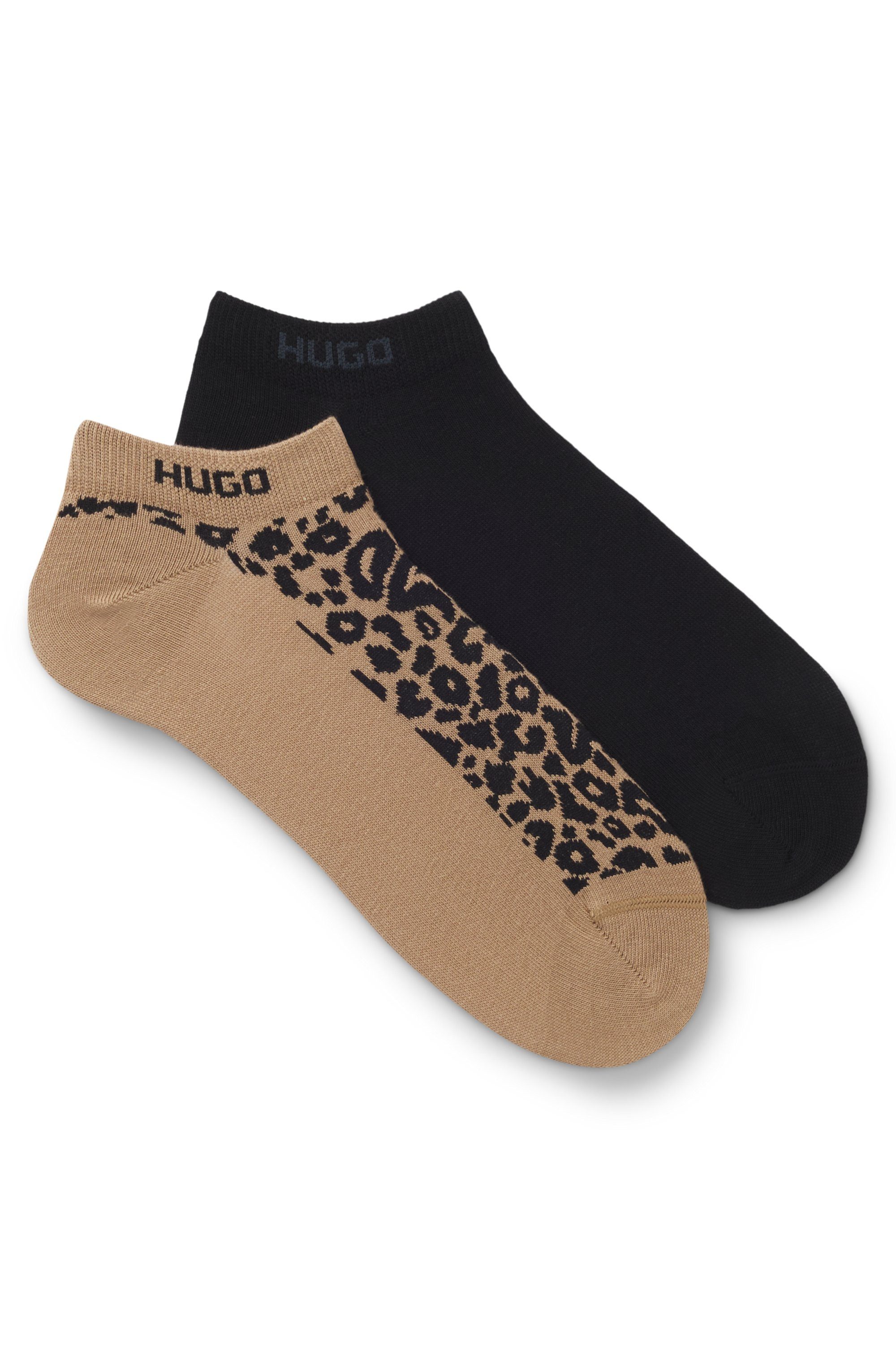 HUGO Sneakersocken 2P AS LEO LOGO (2-Paar) modisch, elastisch
