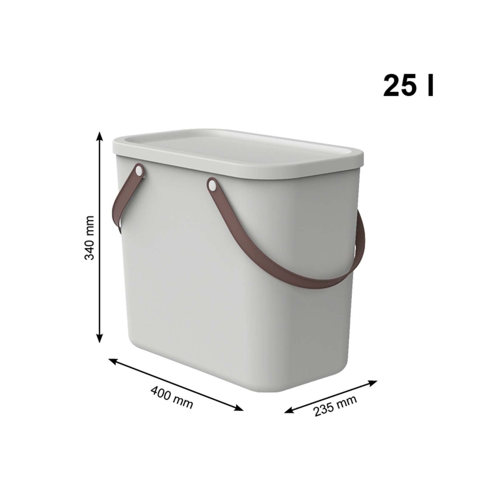 ROTHO Aufbewahrungsbox Albula Aufbewahrungsbox 25l mit Deckel – Bild 3 von 4