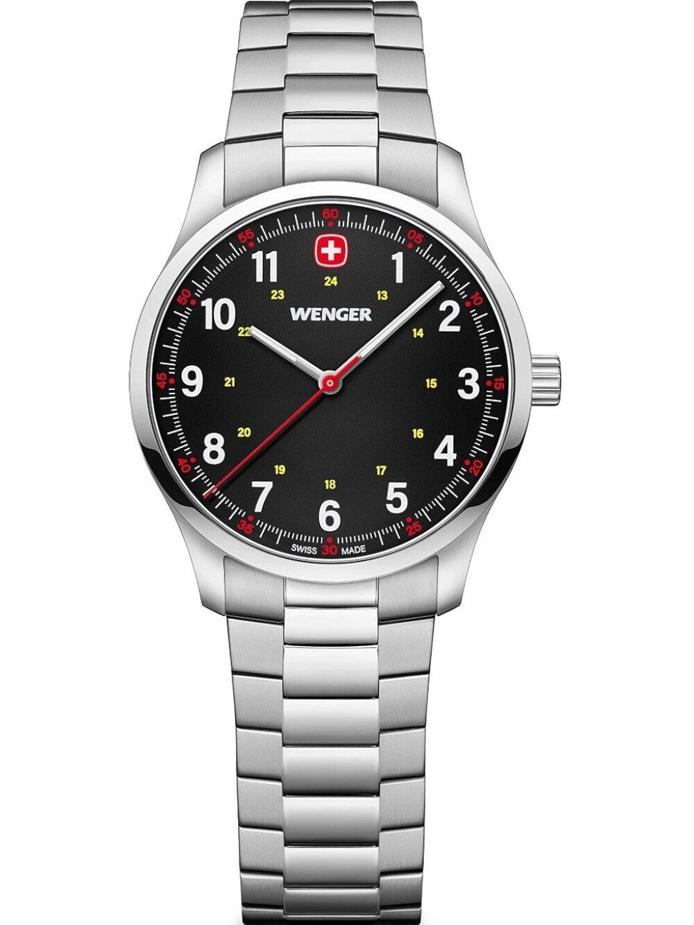 Wenger Quarzuhr Wenger 01.1421.128 Damenuhr City Sport 34mm 5ATM Wenger 01.1421.128 Damenuhr City Sport 34mm 5ATM