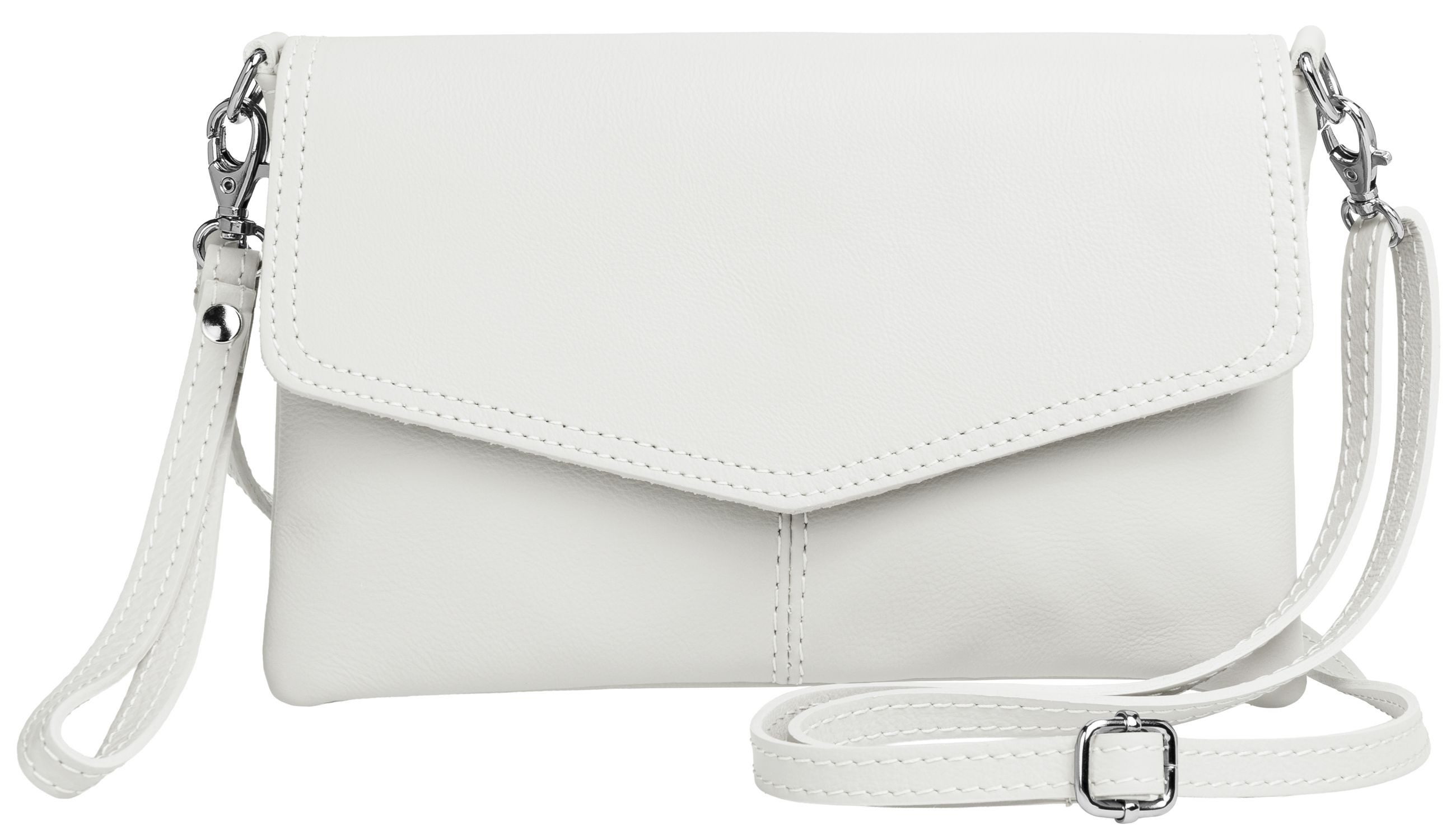 Caspar Clutch Abendtasche Leder Damen Umhängetasche günstig online kaufen