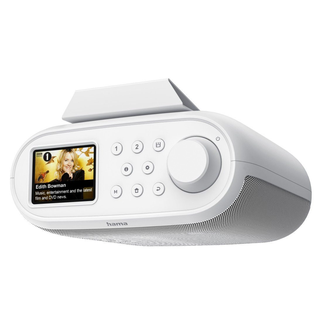 Hama DAB-Radio (mit Bluetooth, Digitalradio, FM/DAB plus, Radiowecker) Digitalradio (DAB) (5 W, Unterbauradio mit Montagematerial)