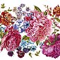 anna wand Bordüre »Wohnzimmer - Blumen Vintage rosa/pink/grün - selbstklebend«, geblümt, selbstklebend, Bild 1