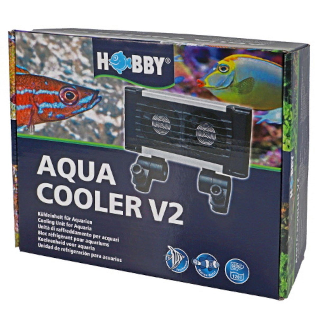 HOBBY Regelheizer Aqua Cooler V2 - Kühleinheit für Aquarien bis 120 L
