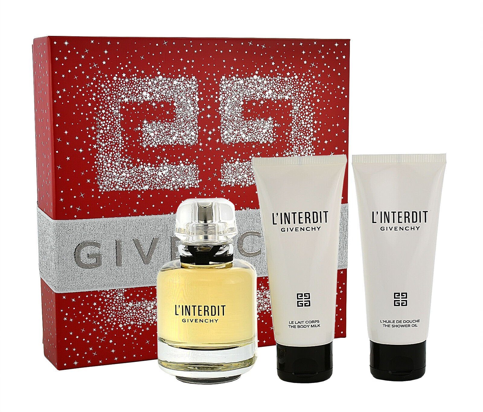 GIVENCHY Duft-Set Givenchy L'Interdit EDP 80ml + BL75ml + Gel Oil 75ml