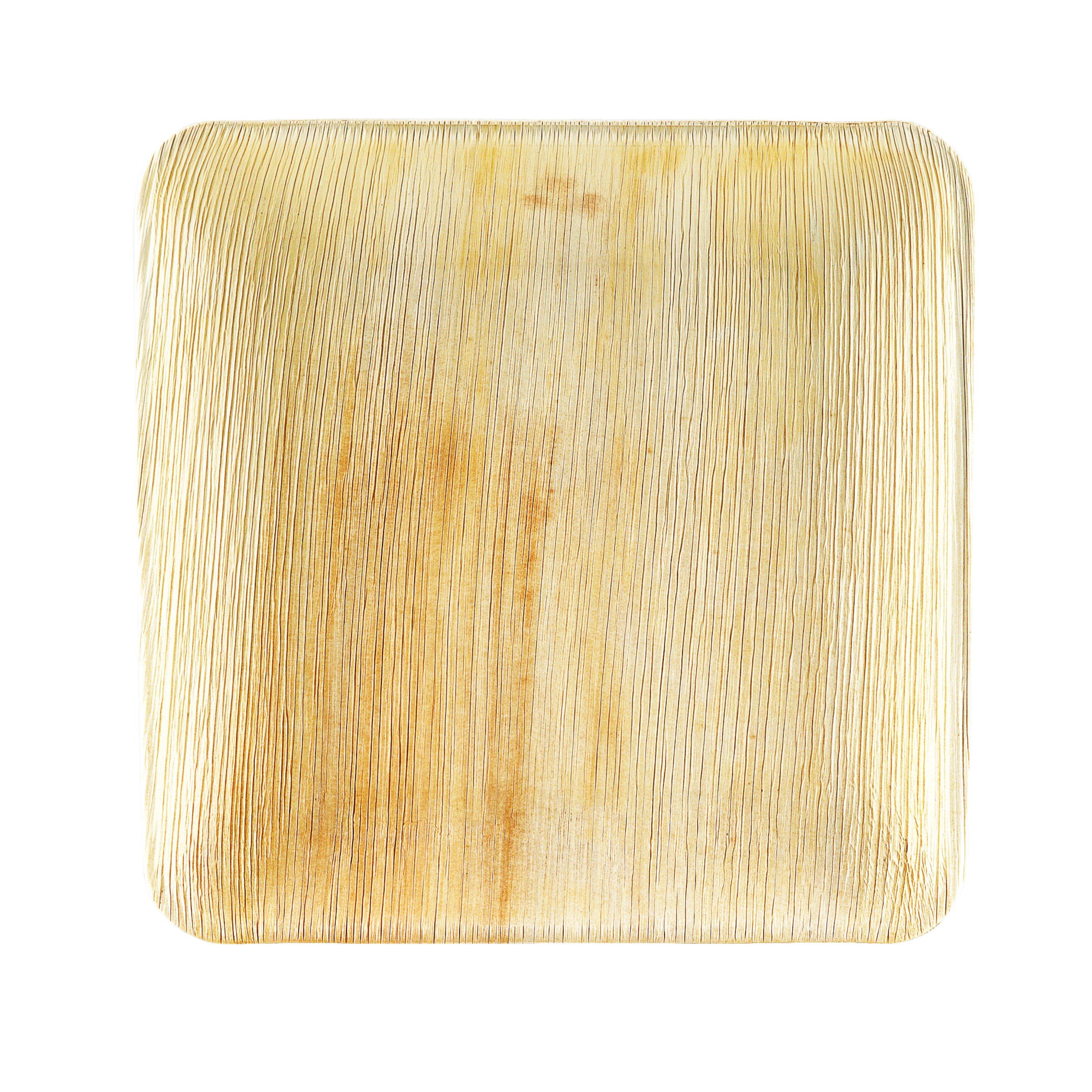 wisefood Одноразовые тарелки Palmblatt Тарелки quadratisch 18x18cm, (25 St)