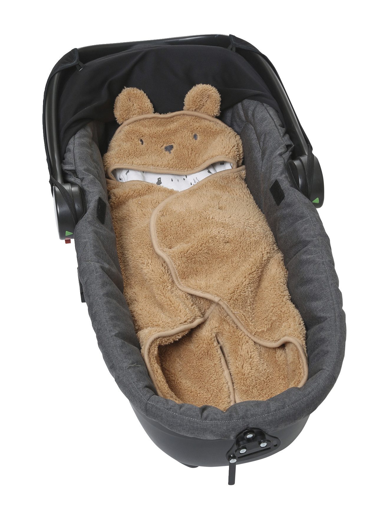 vertbaudet Fußsack Baby Plüsch-Ausfahrsack, Fell-Imitat