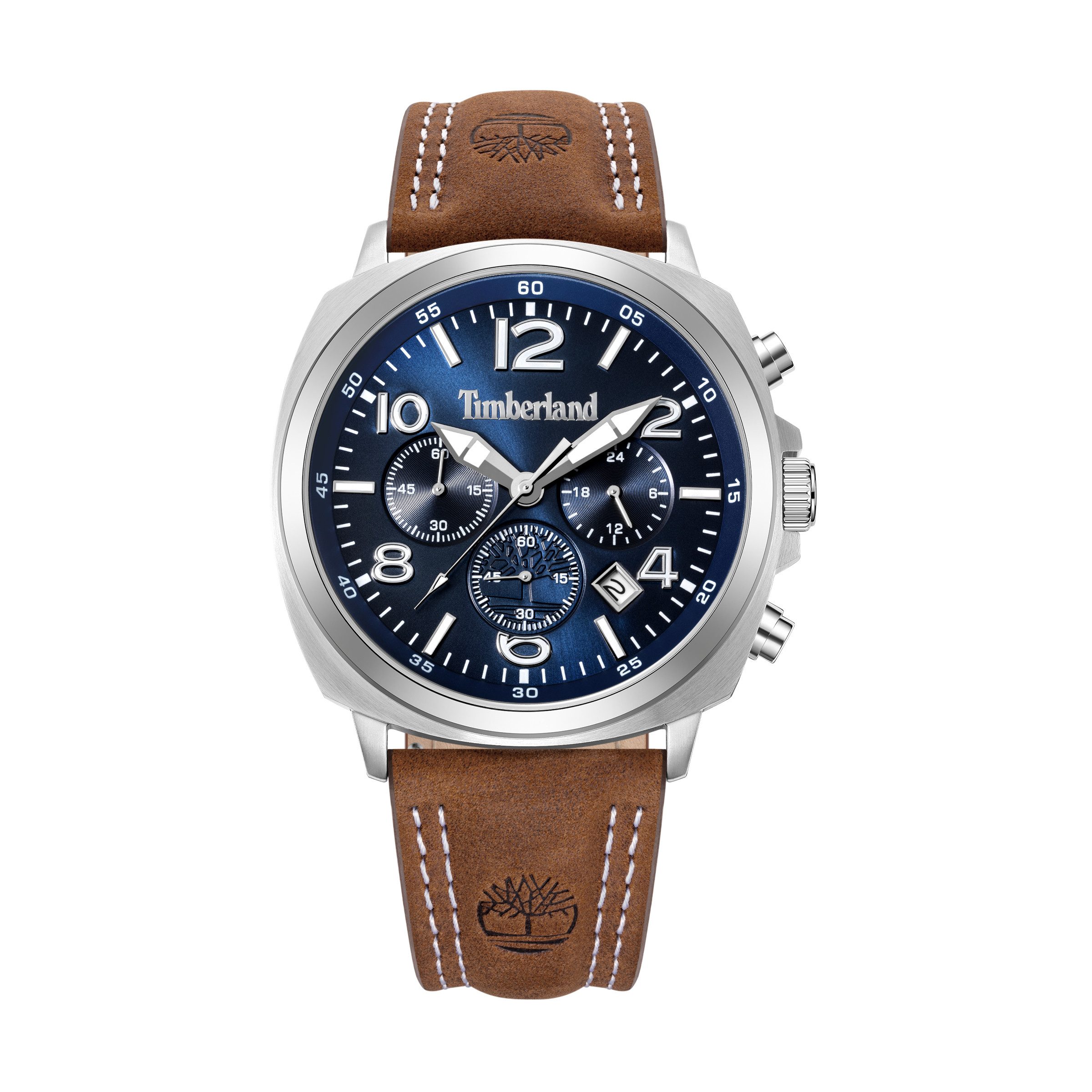 Timberland Chronograph Denny's Bay TDWGC0068503, Quarzuhr, Armbanduhr, Herrenuhr, Lederarmband, analog, Tag