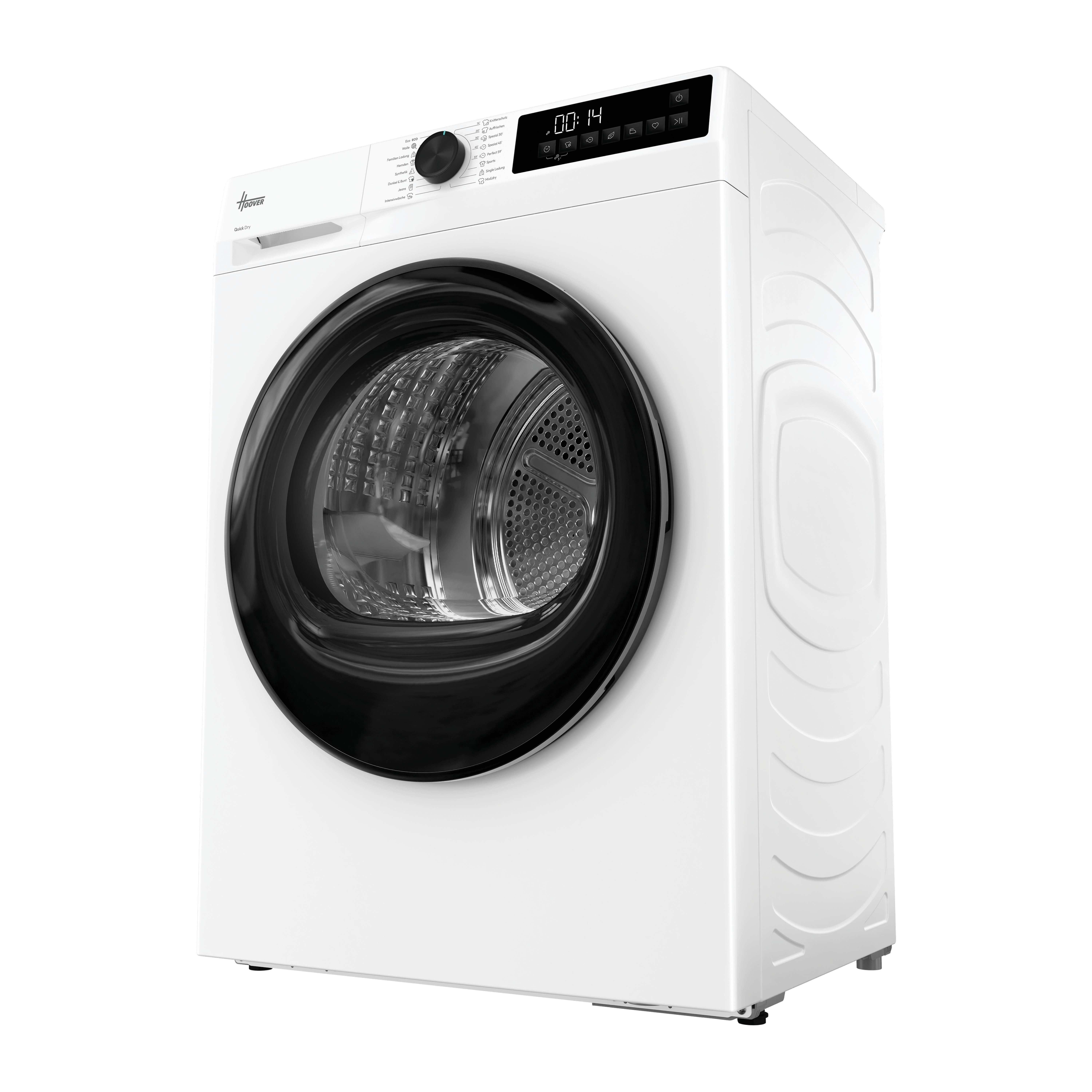 Hoover Wärmepumpentrockner ERROR:#N/A HPGDL 8N1B-84, Express- und Leichtbügelprogramme
