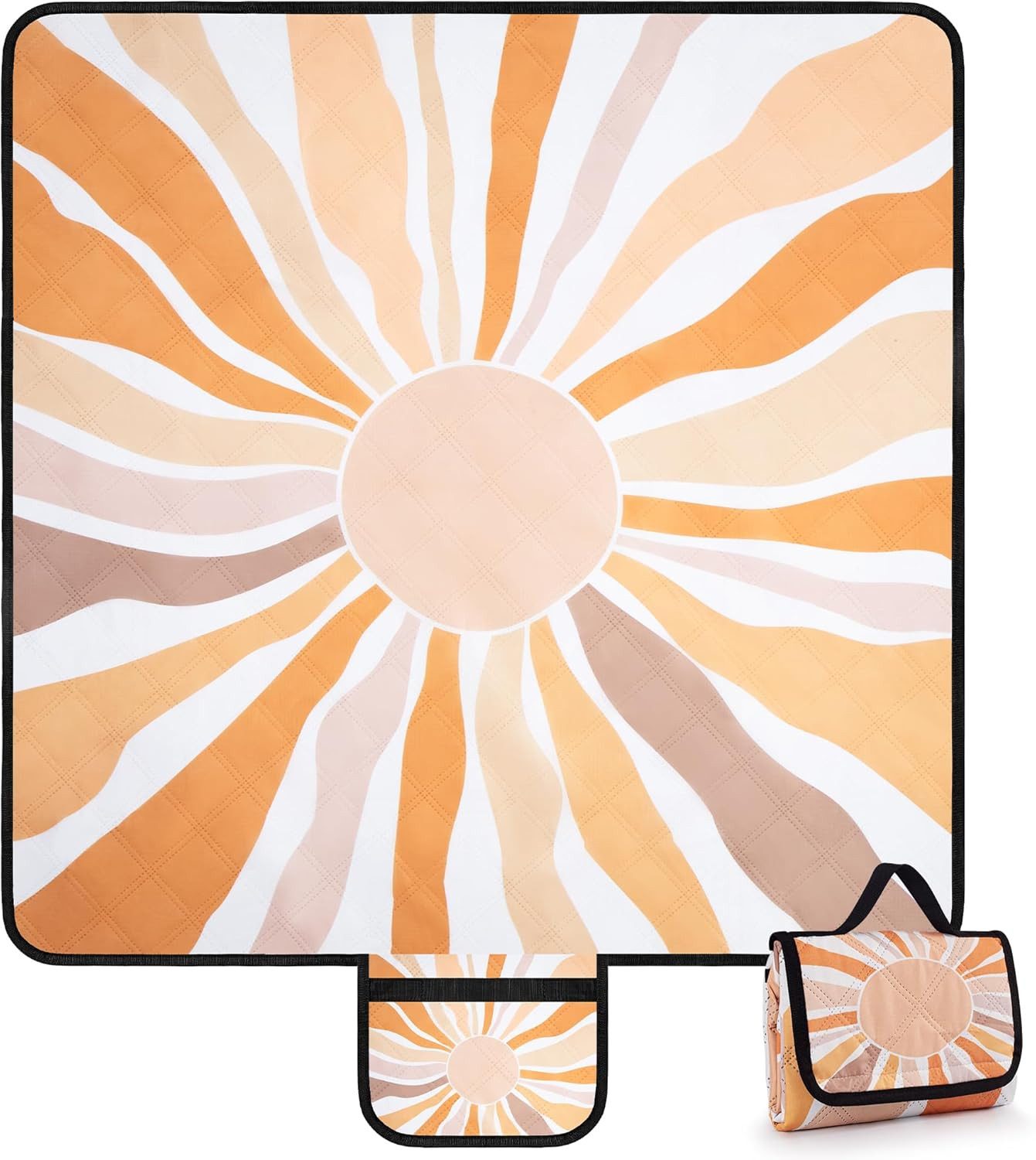 Picknickdecke Outdoor Picknickdecke 200x200cm Wasserdicht Sandfrei Bohemian, FELIXLEO
