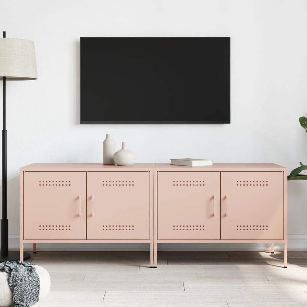 vidaXL TV-Schrank TV-Schränke 2 Stk. Rosa günstig online kaufen