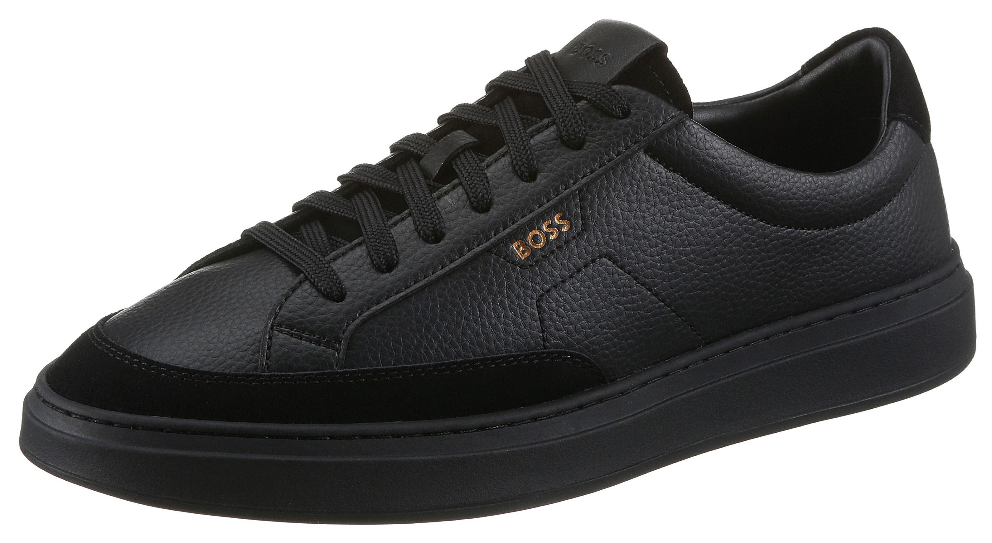 BOSS Kieran_Tenn Sneaker Retro Sneaker, Halbschuh, Schnürschuh mit Logoemblem
