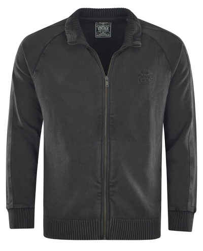 Hajo Sweatjacke Herren Sweatjacke mit Reißverschluss (1-tlg) Baumwolle