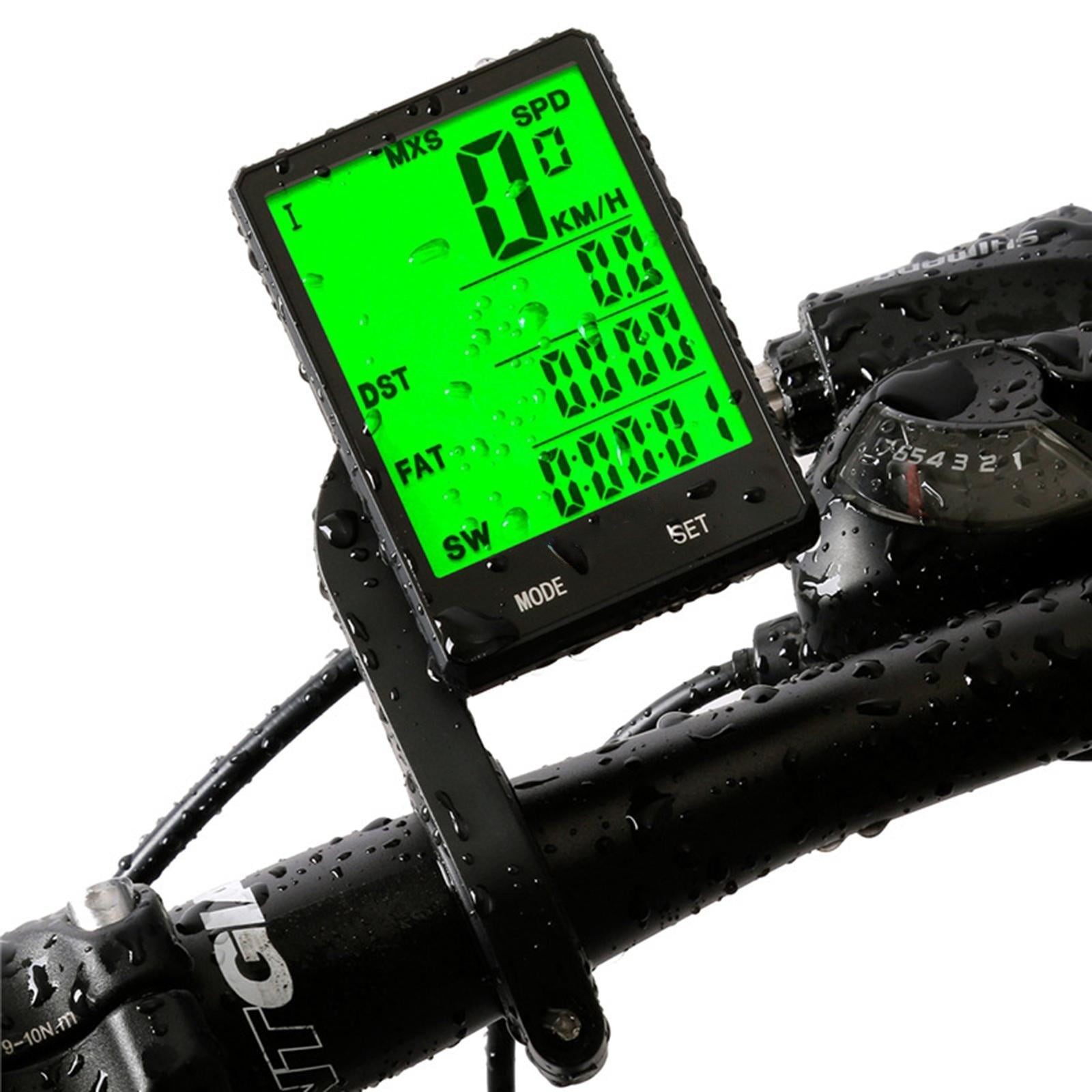 Fahrradcomputer Kabelloser Fahrrad-Tachometer Multi Funktionen Bike Kilometerzähler