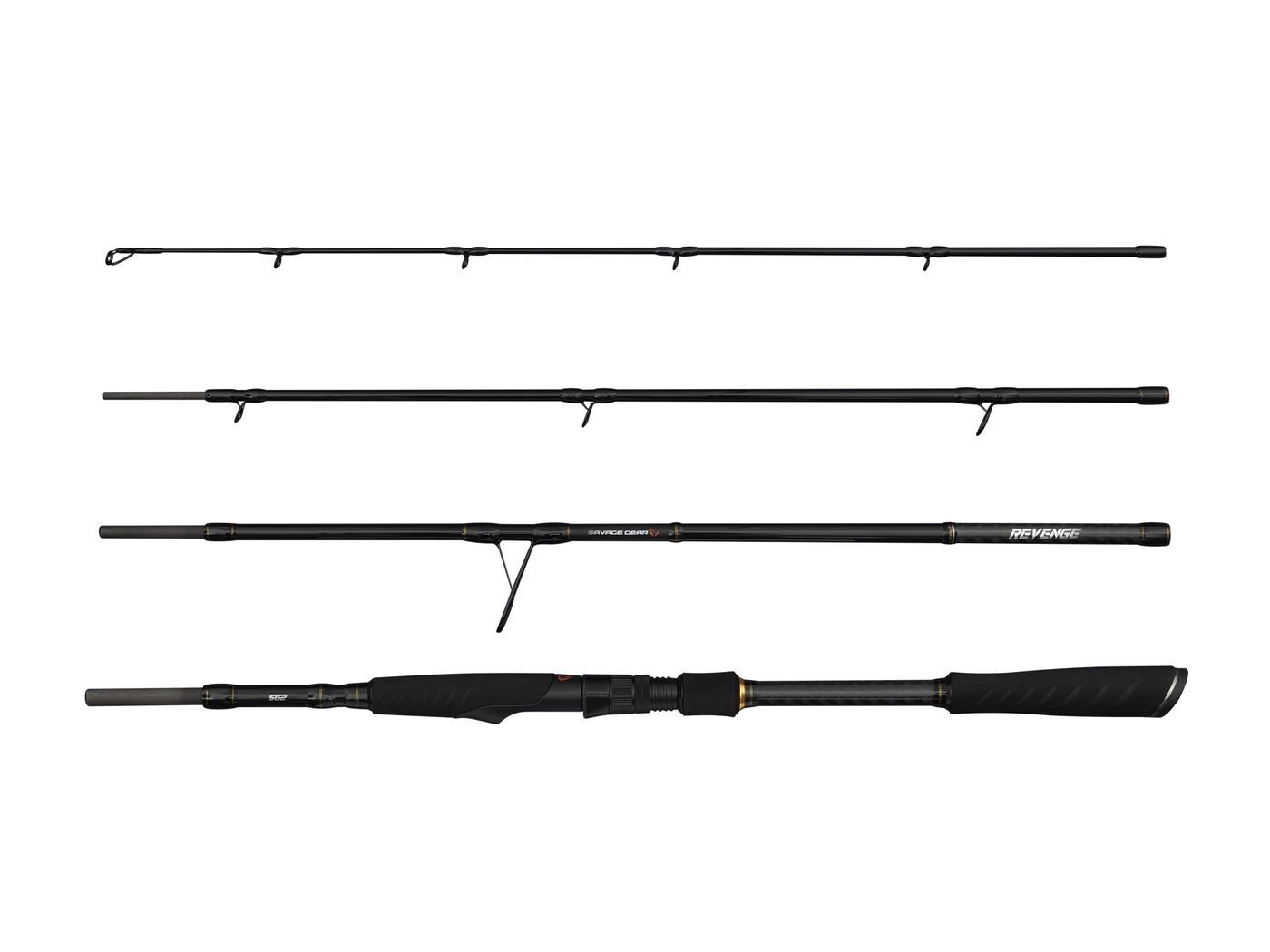 Savage Gear Spinnrute Savage Gear Revenge Sg2 Heavy Game Travel 2.15m 20-60g - Reiserute