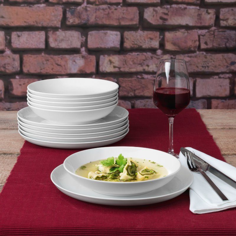 Seltmann Weiden Frühstücksteller Lido Weiß, 20x20 cm