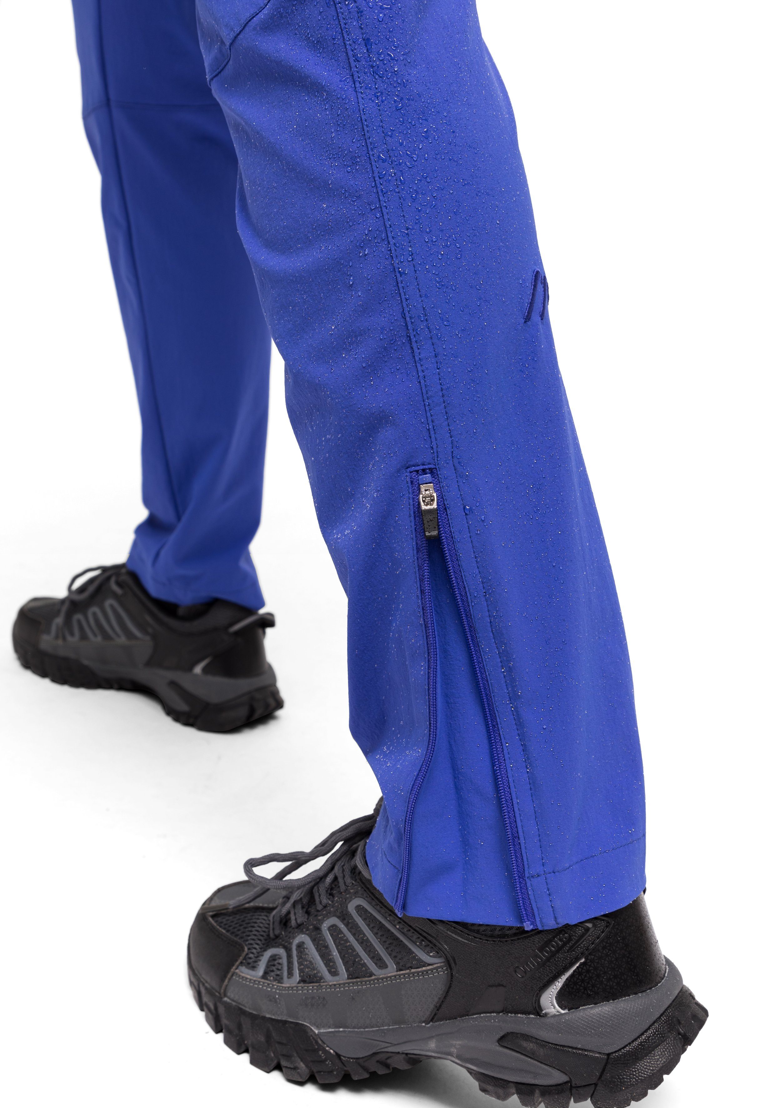 elastischem Sports Damen Outdoor-Hose Material Inara Maier darkblue Funktionshose slim Wanderhose, aus