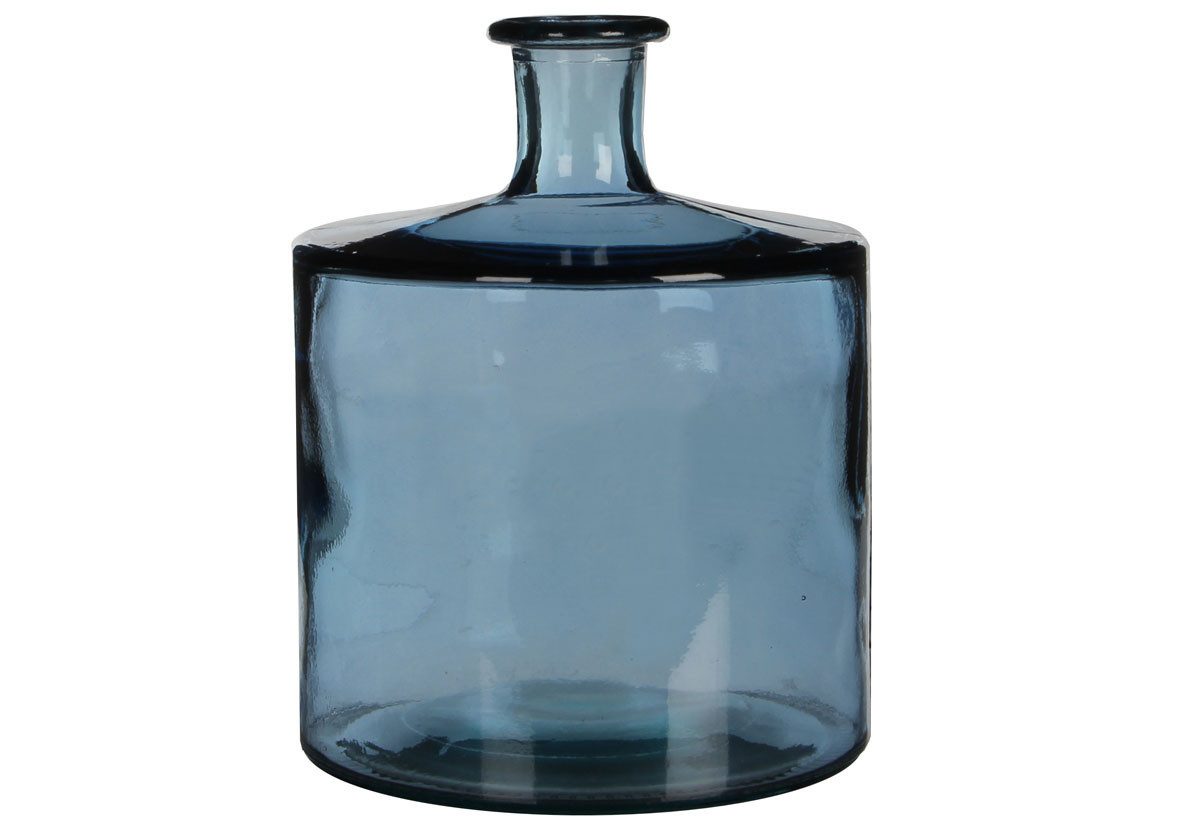 Mica Decorations Dekofigur Mica Flasche Guan Glas blau 26 x 21 cm