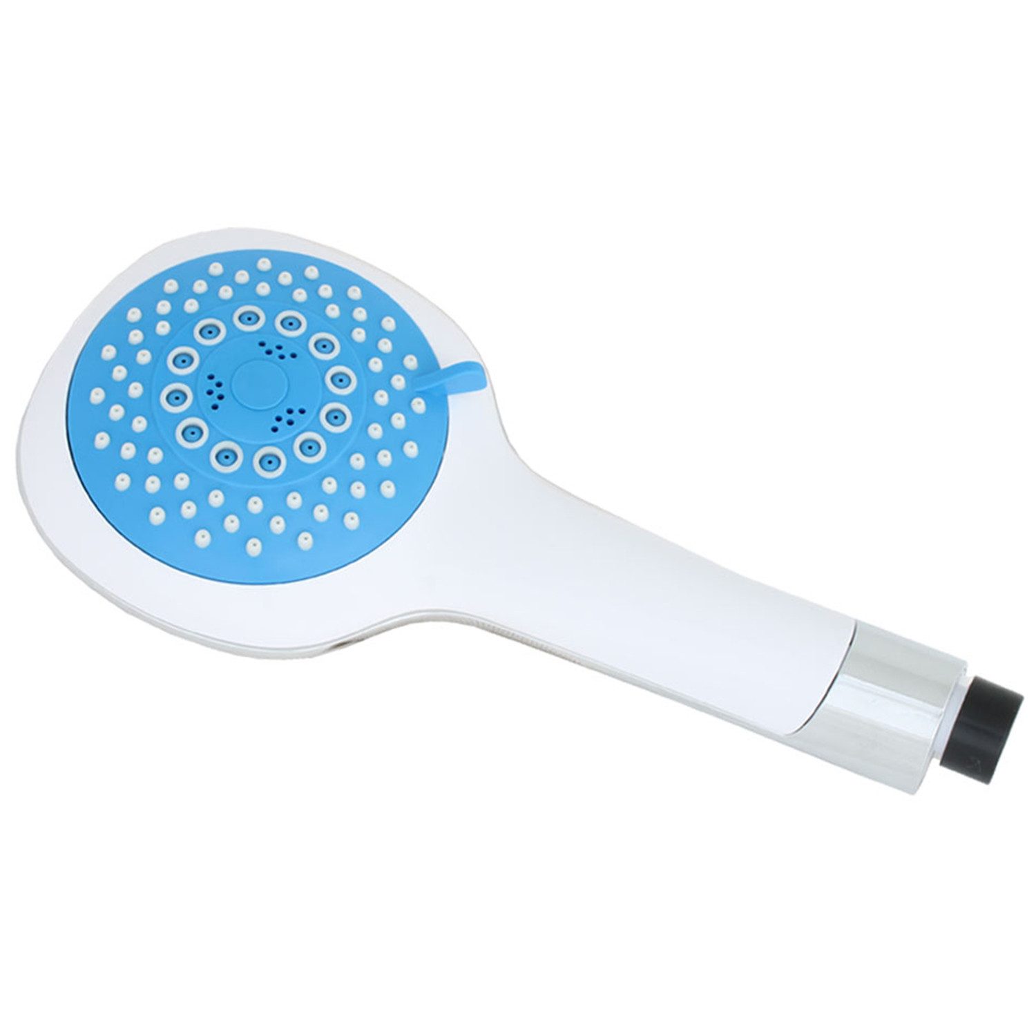 Sanlingo Handbrause Handbrause 5fach verstellbar mit 120 mm Durchmesser Blau Weiß Chrome