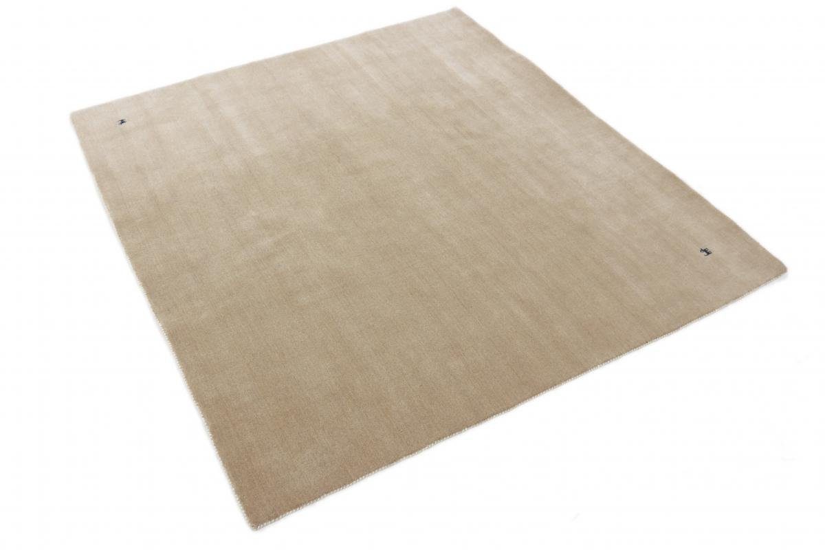 Orientteppich Loom mm 12 Trading, Höhe: Nain rechteckig, 150x153 Moderner Quadratisch, Gabbeh Cream Orientteppich
