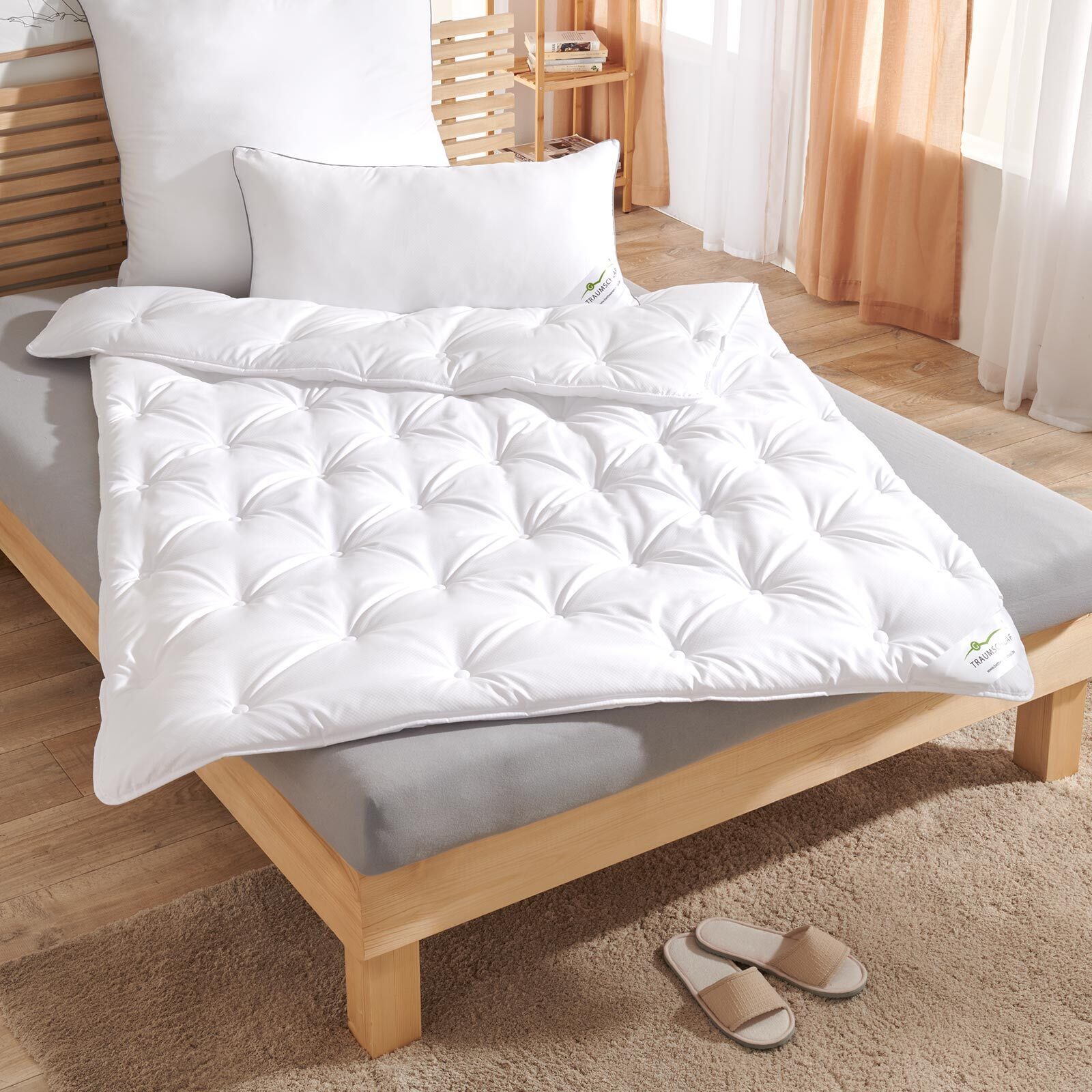 TRAUMSCHLAF Kunstfaserbettdecke Down Touch warm, Füllung: 100% Polyester, B günstig online kaufen