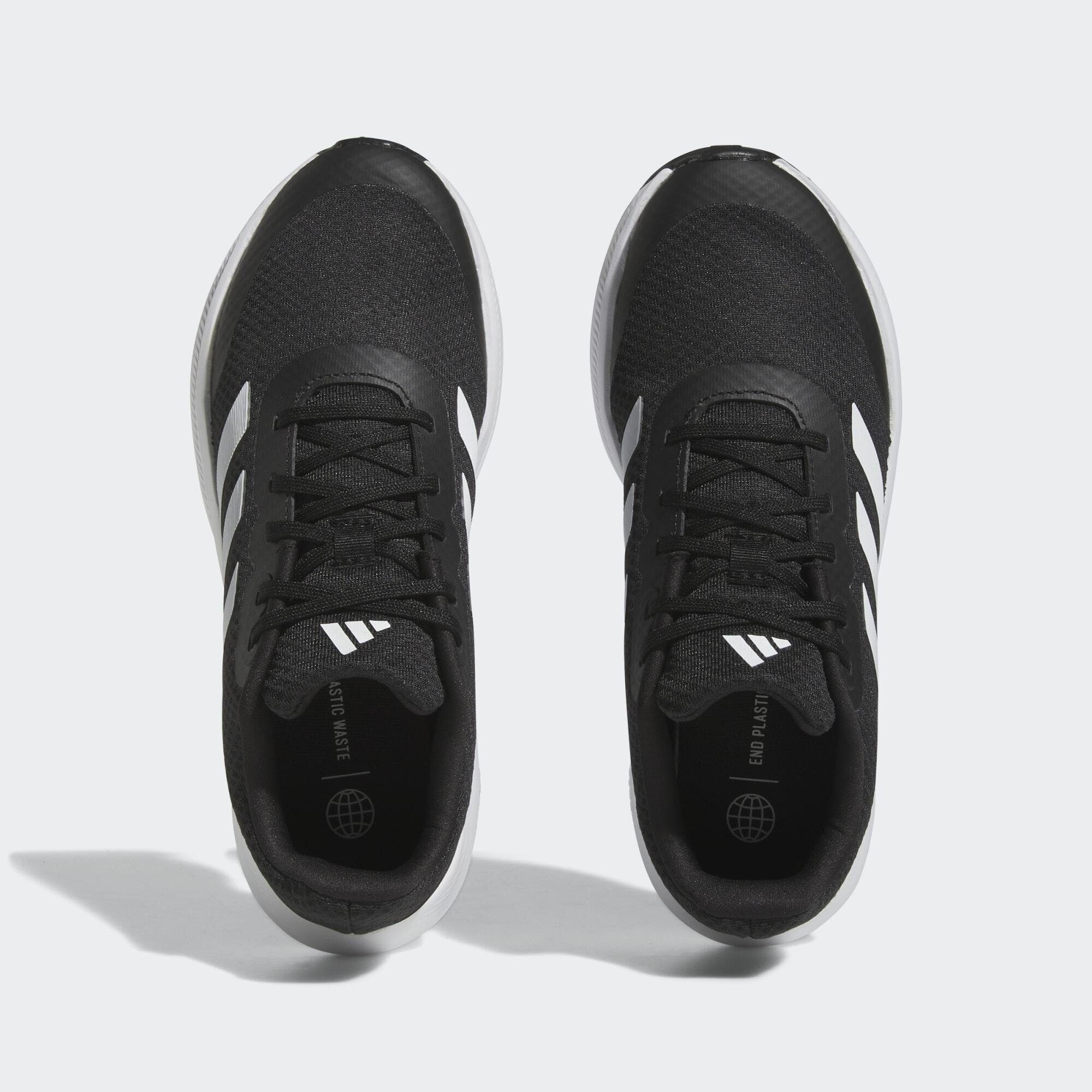 3 / Sneaker Cloud RUNFALCON Black SCHUH adidas White Core LACE / Black Core Sportswear