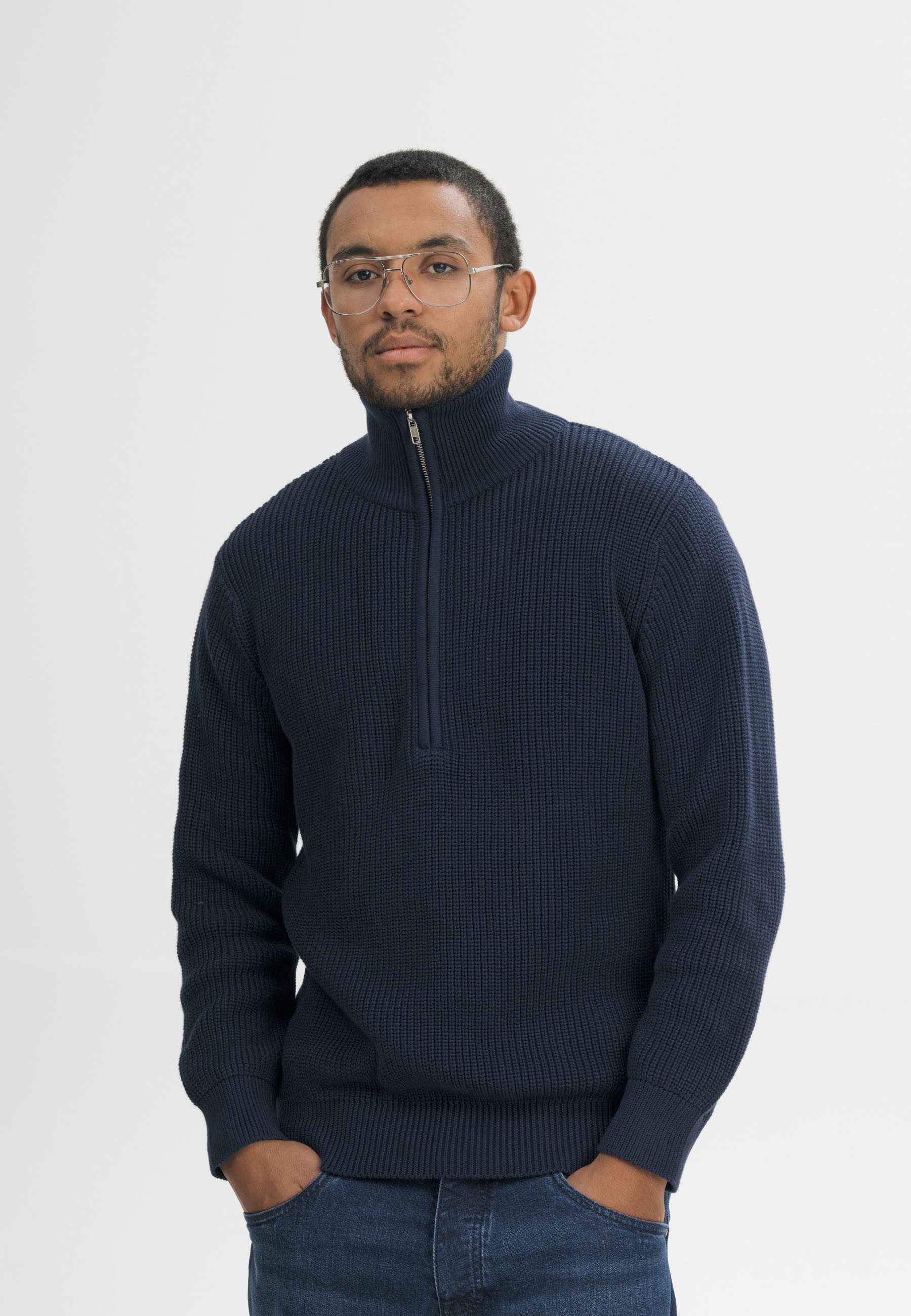 Strickpullover Rippstrick Troyer Style UDAI