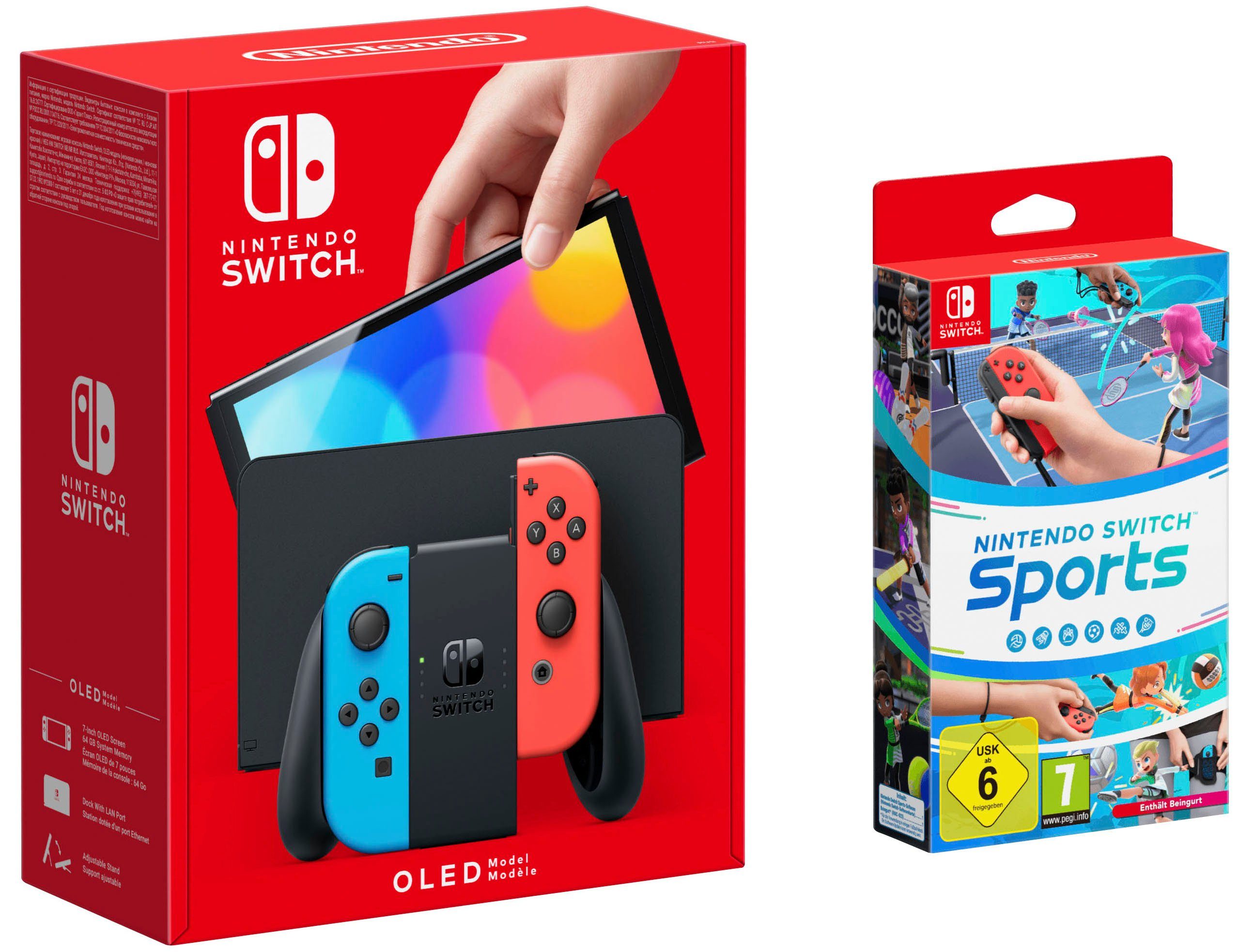 Nintendo Switch, OLED-Modell, inkl. Switch Sports, Erscheinungstermin:  29.04.2022